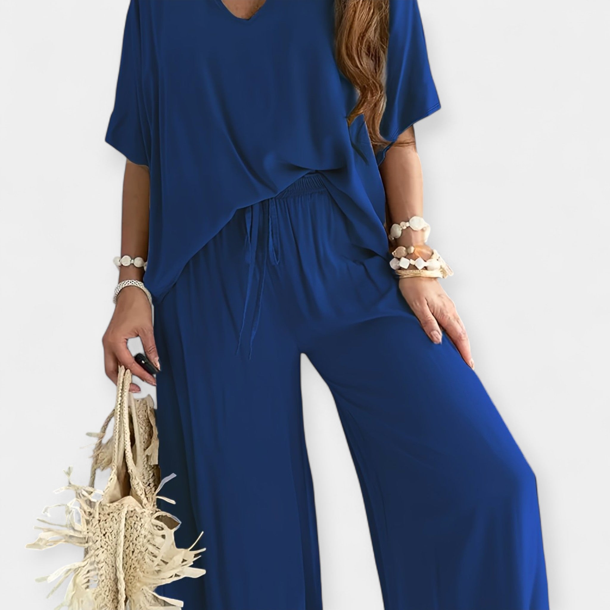 Conjunto Casual con Pantalón Ancho