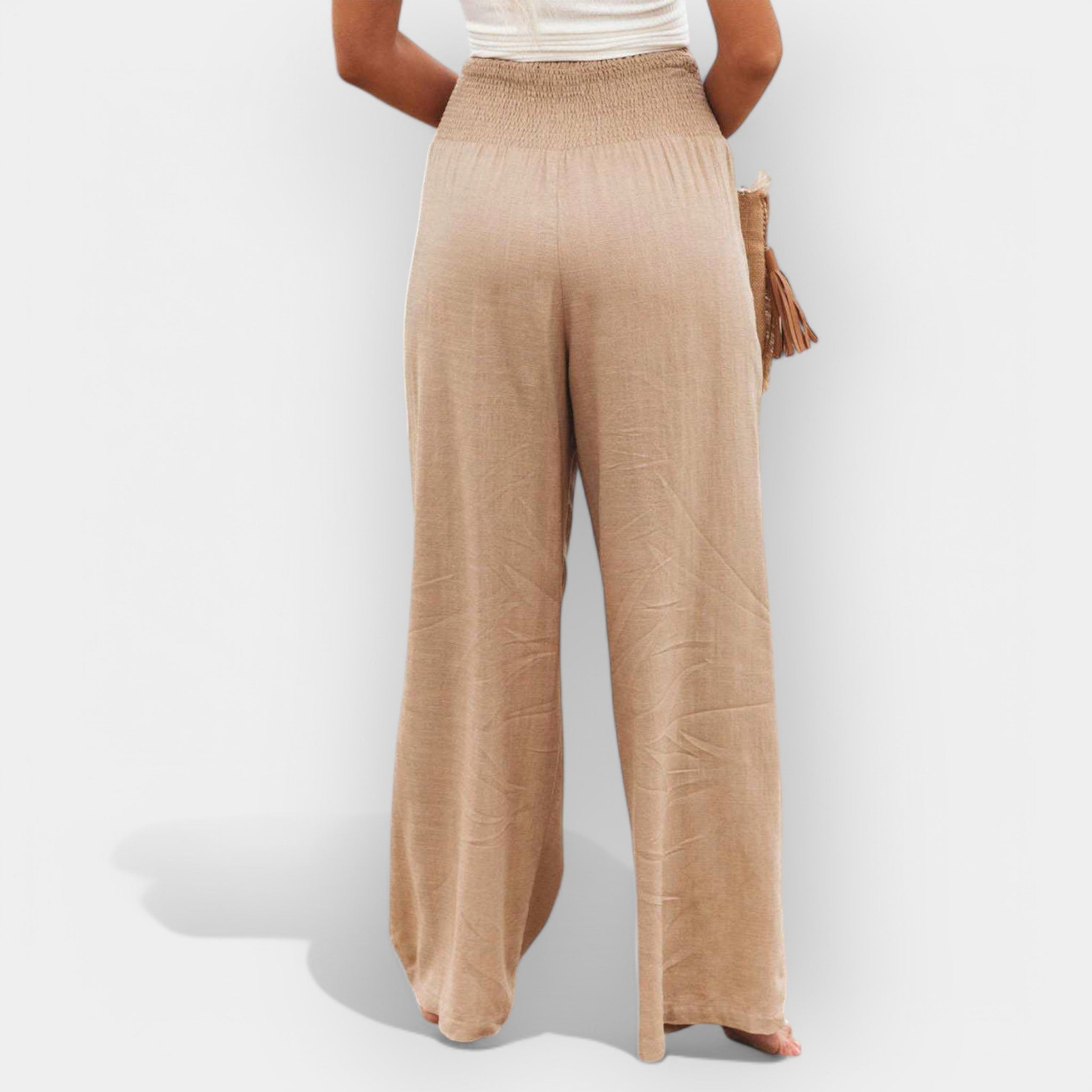 Pantalón Fluido con Cintura Elástica