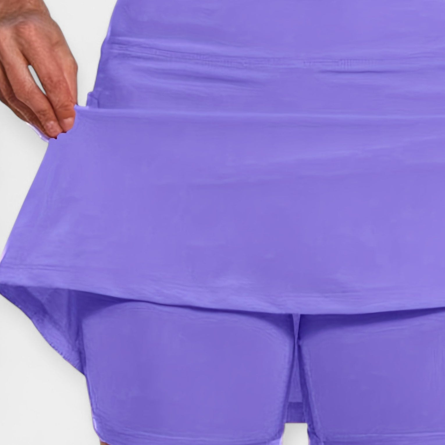 Shorts-Falda de Talle Alto