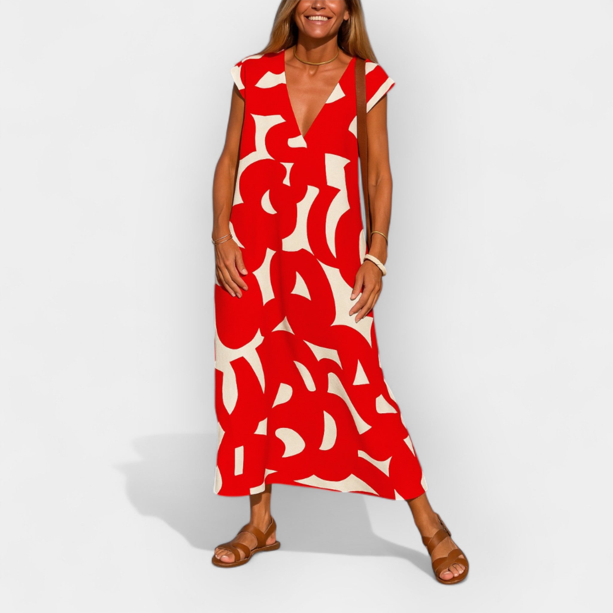 Vestido Versátil con Escote en V
