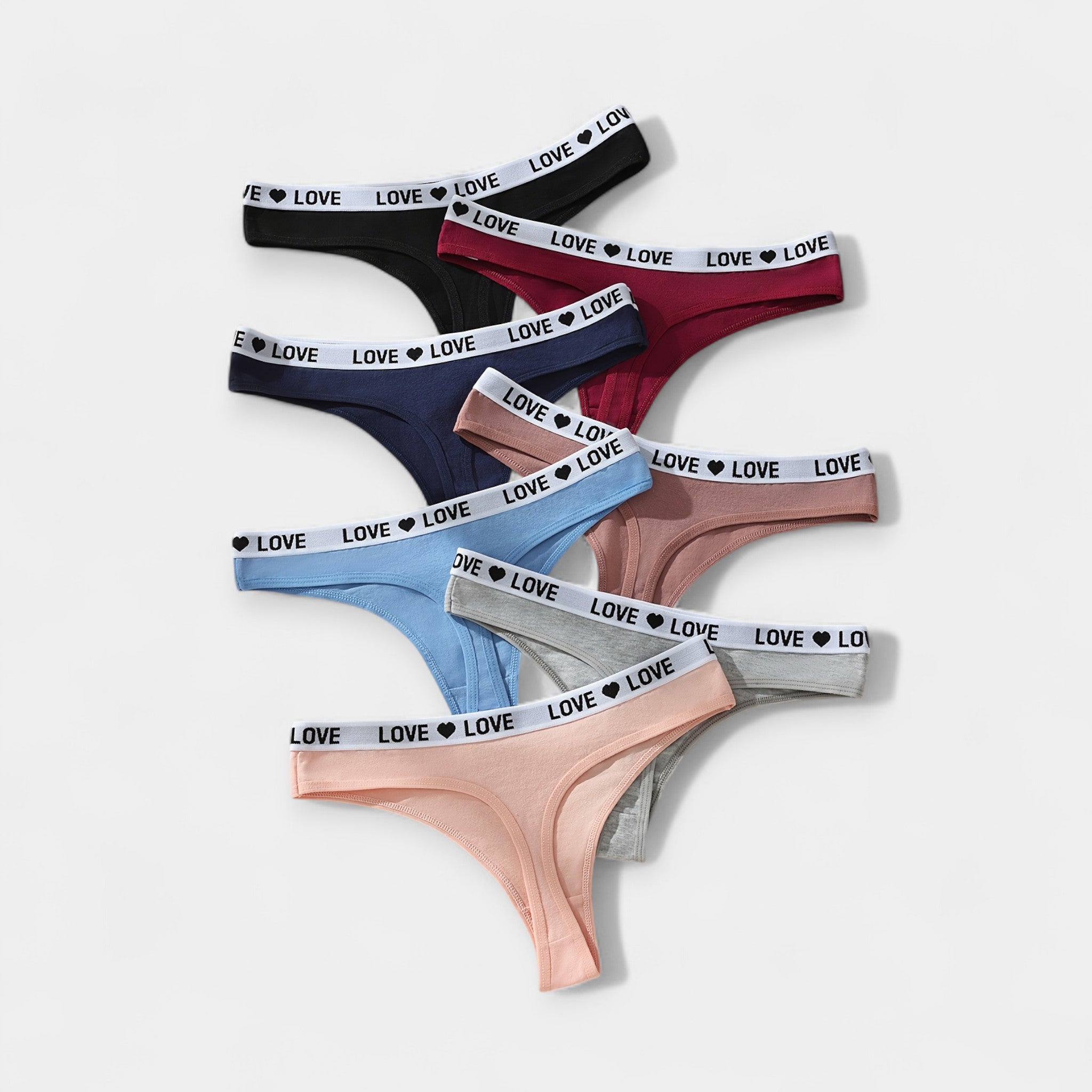 Juego de 7 bragas sexys tipo brief