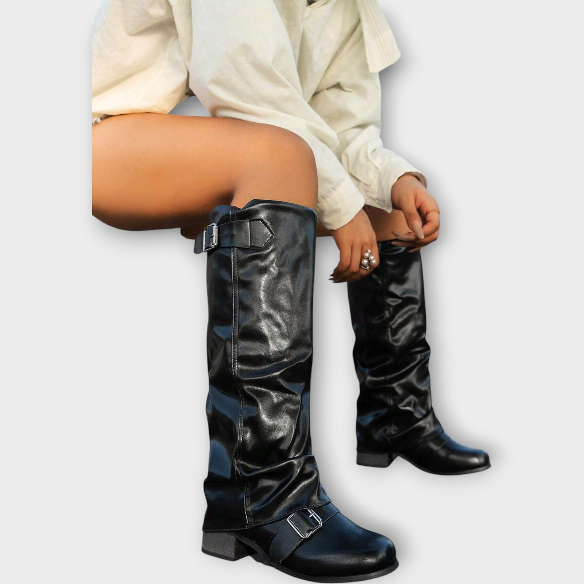 Botas de cuero holgadas Rowan