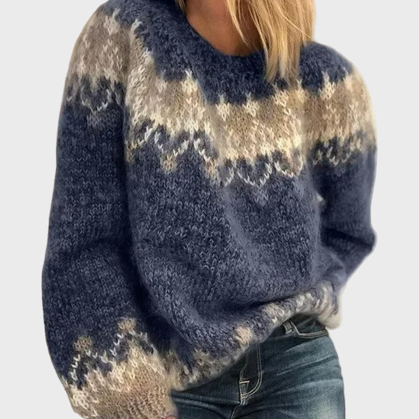 Jersey de cuello alto de punto cálido