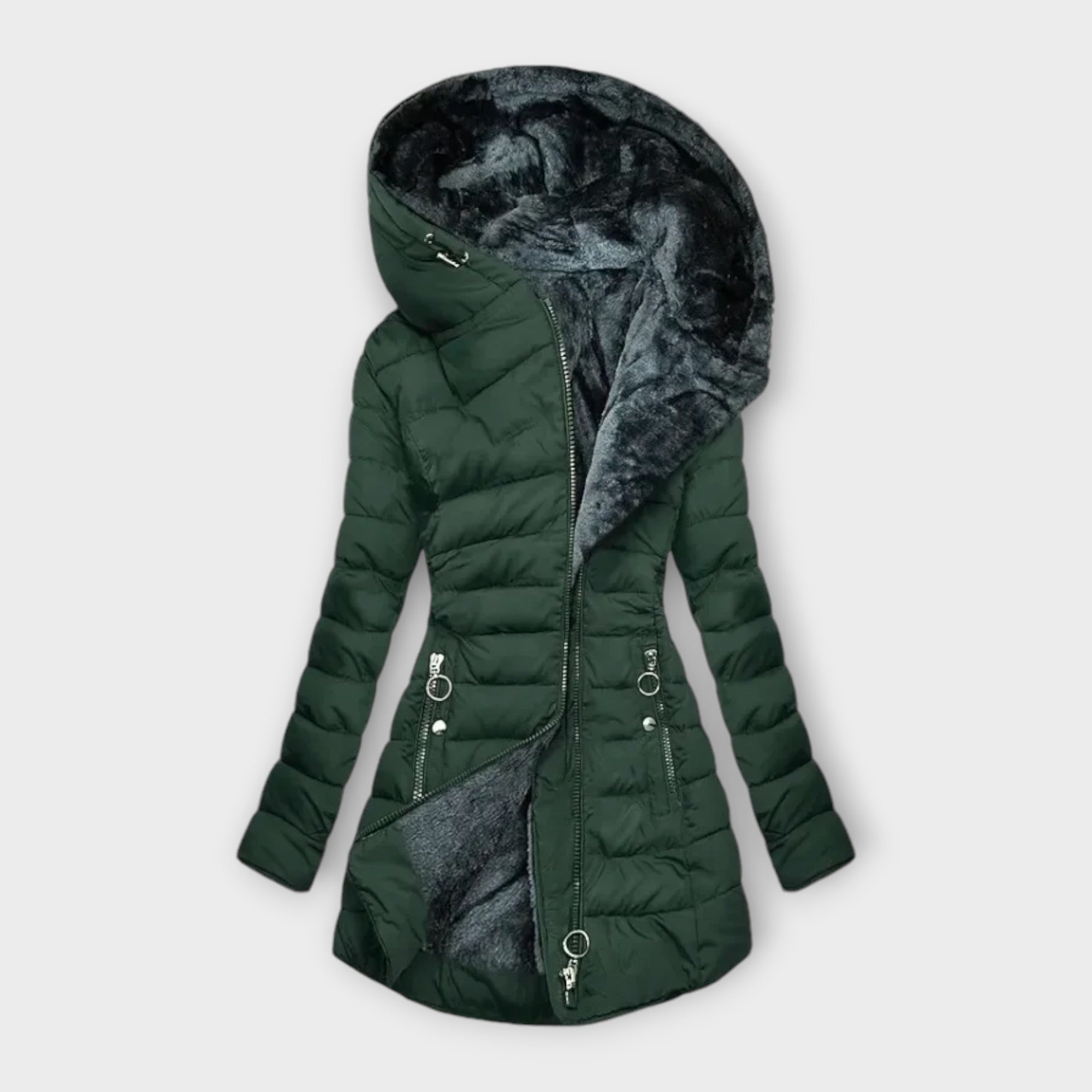 Kori - Chaqueta con forro de piel amigable