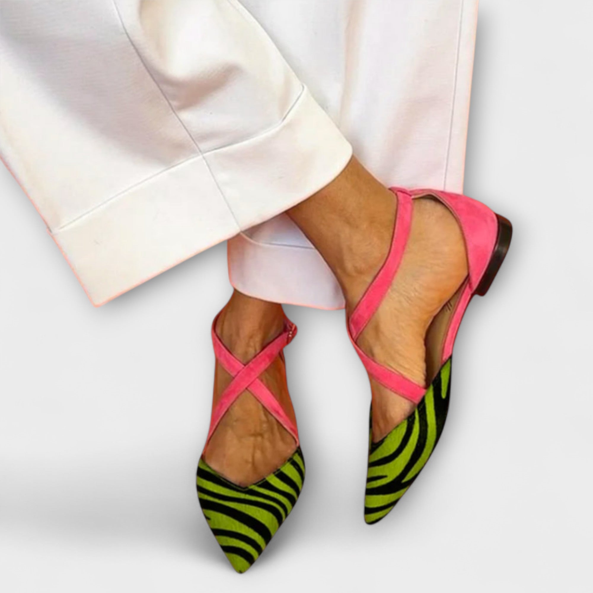 Bailarinas con estampado de cebra
