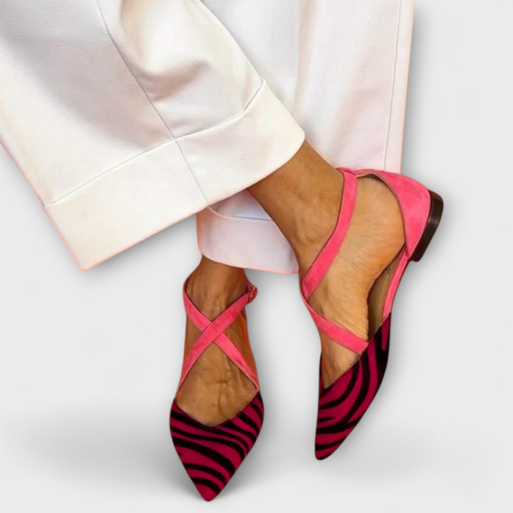Bailarinas con estampado de cebra