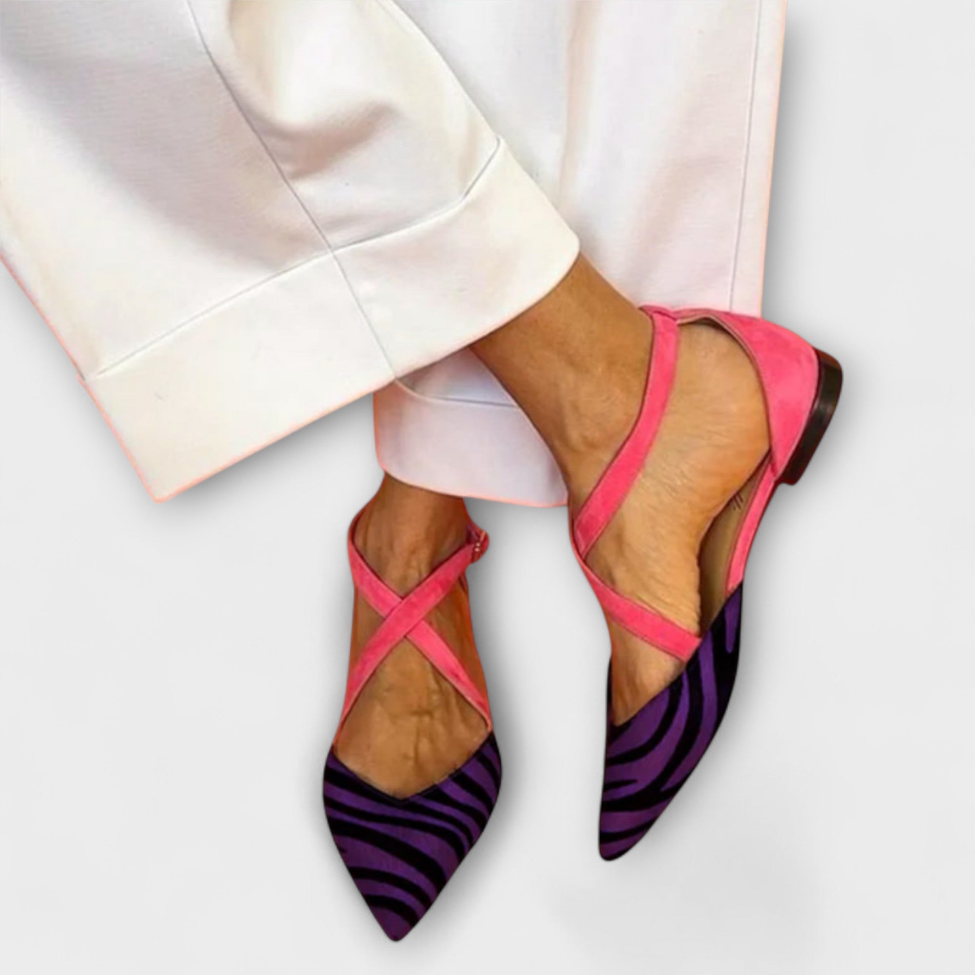 Bailarinas con estampado de cebra