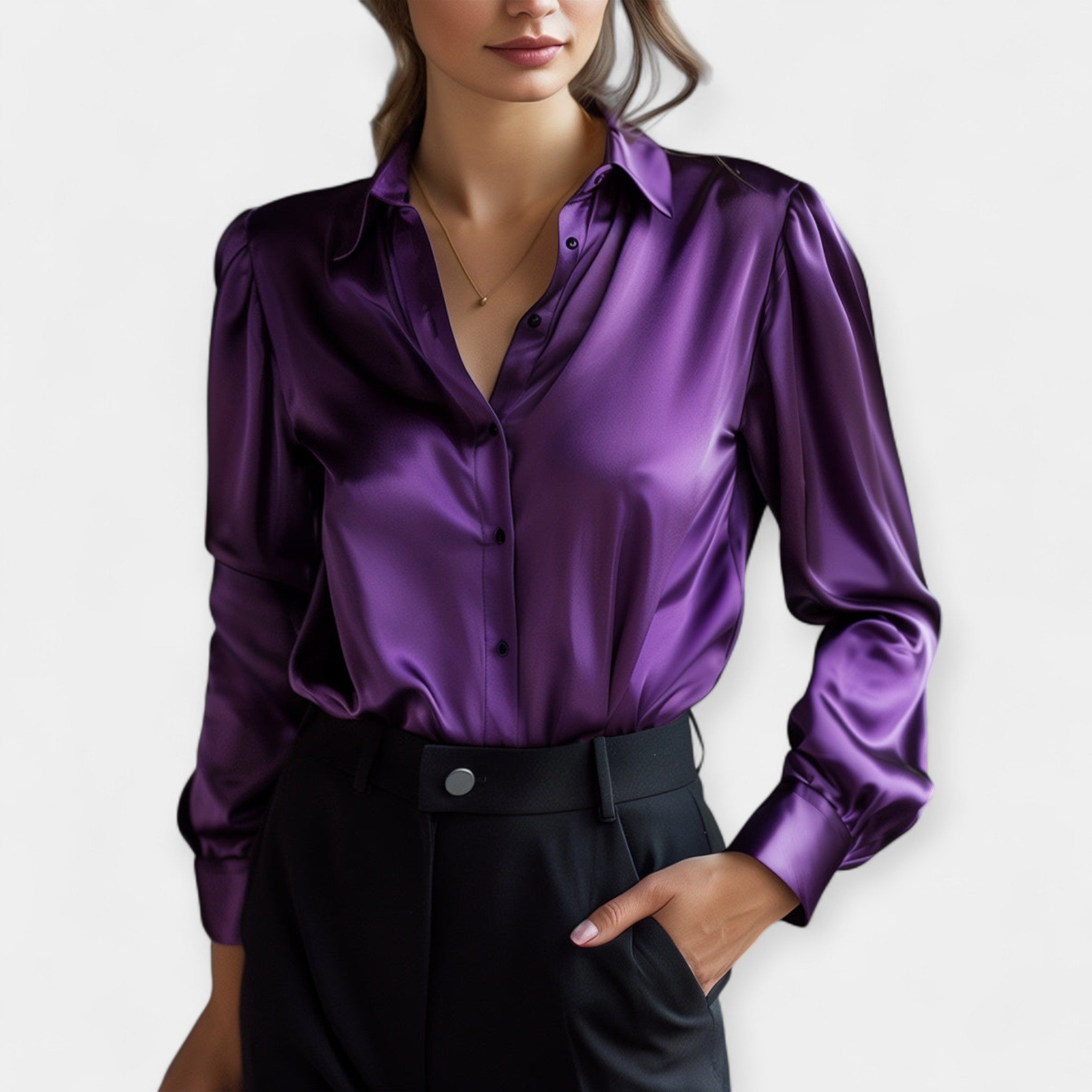 Colección de Blusas de Satén