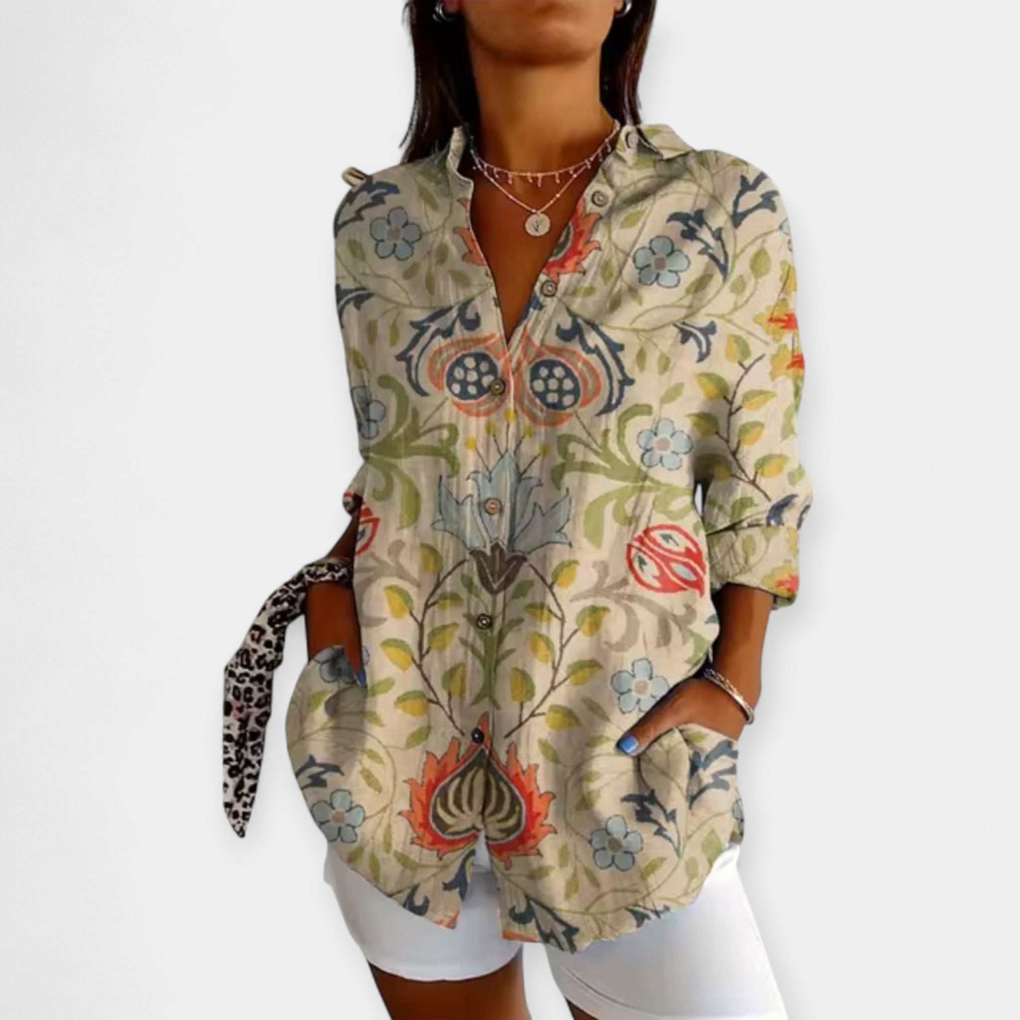 Blusa Ligera y Romántica con Motivos Florales