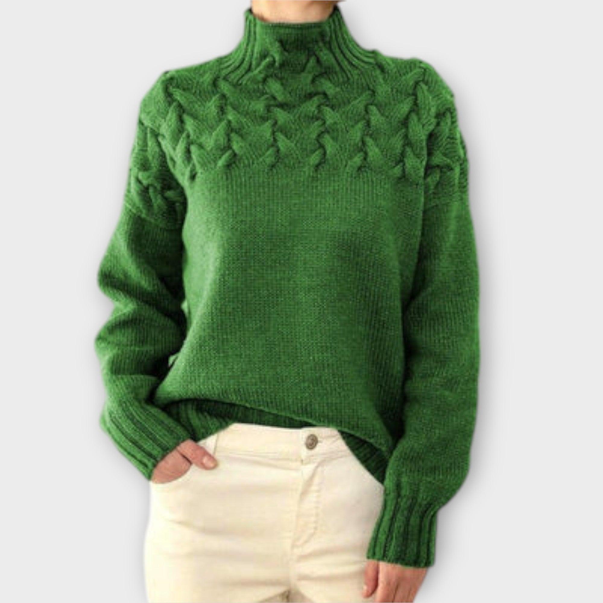 Eva - Jersey de mujer con detalle de punto