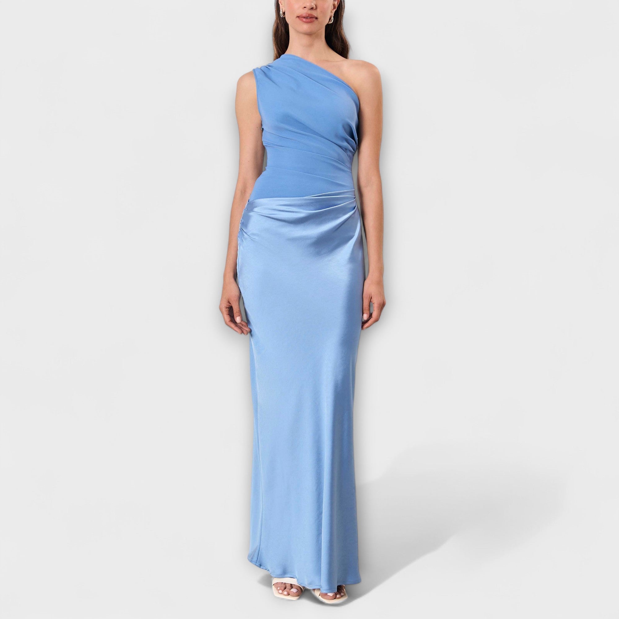 Vestido Maxi Asimétrico y Elegante