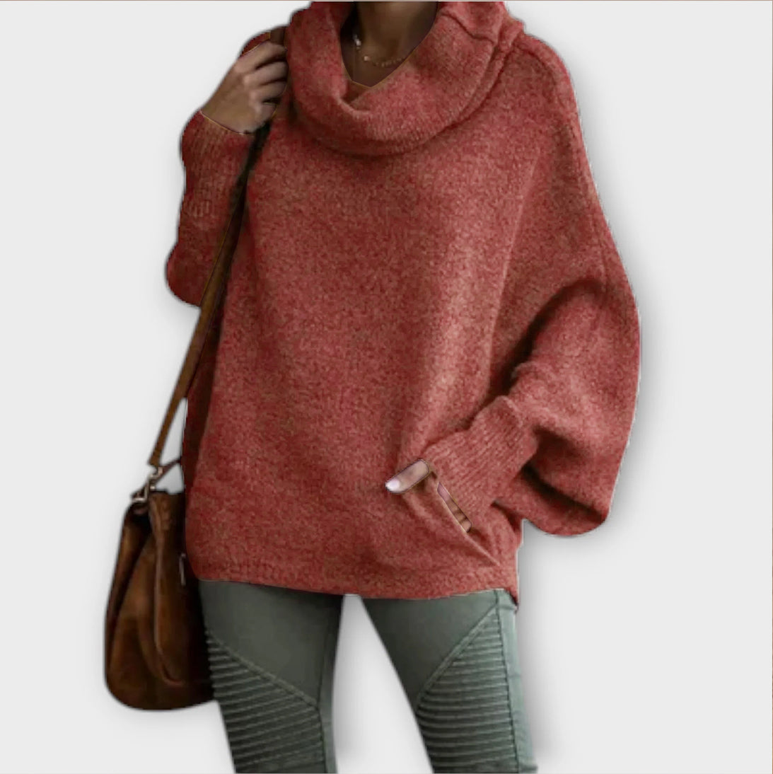 Ulrike - Elegante suéter de cuello alto para mujer