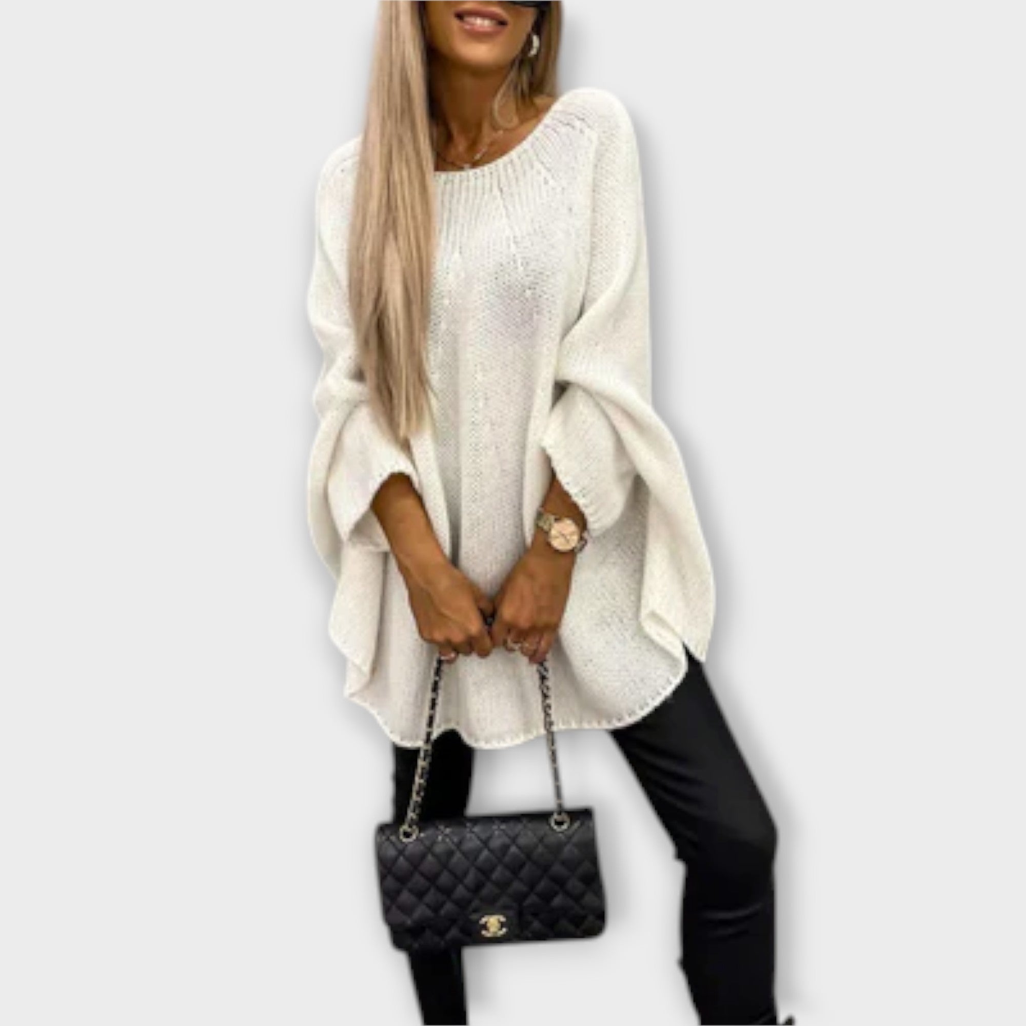 Isabelle - Elegante suéter de cuello redondo para mujer