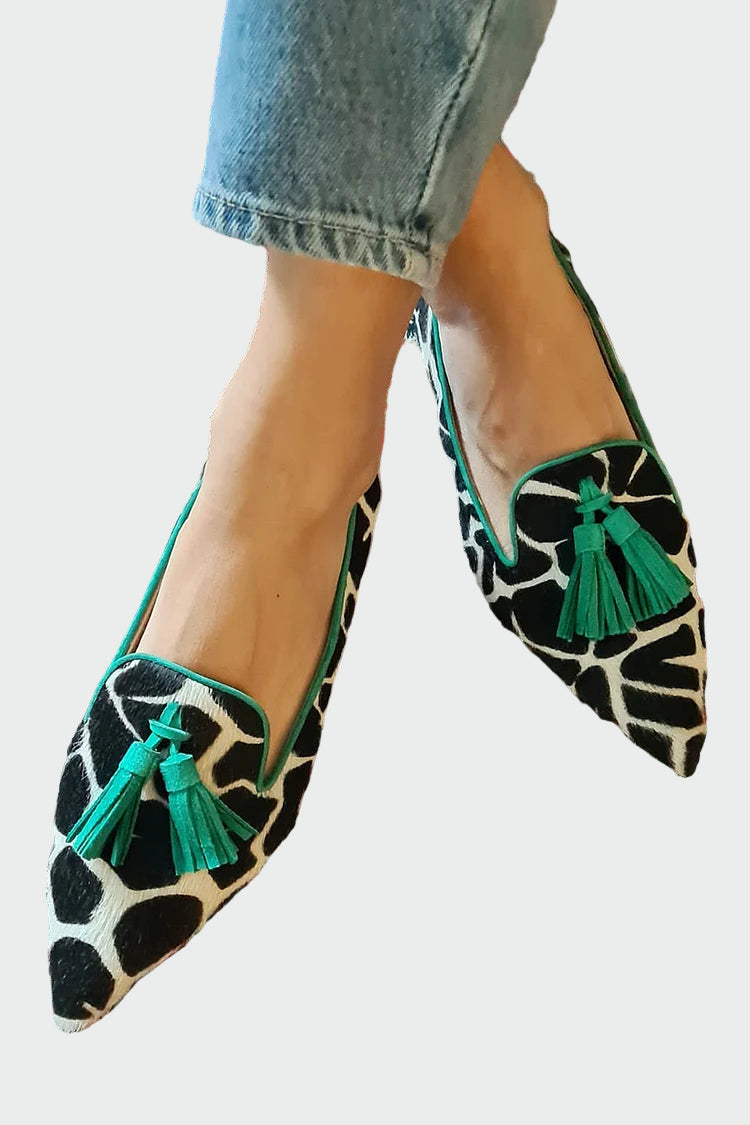 Mocasines de punta puntiaguda