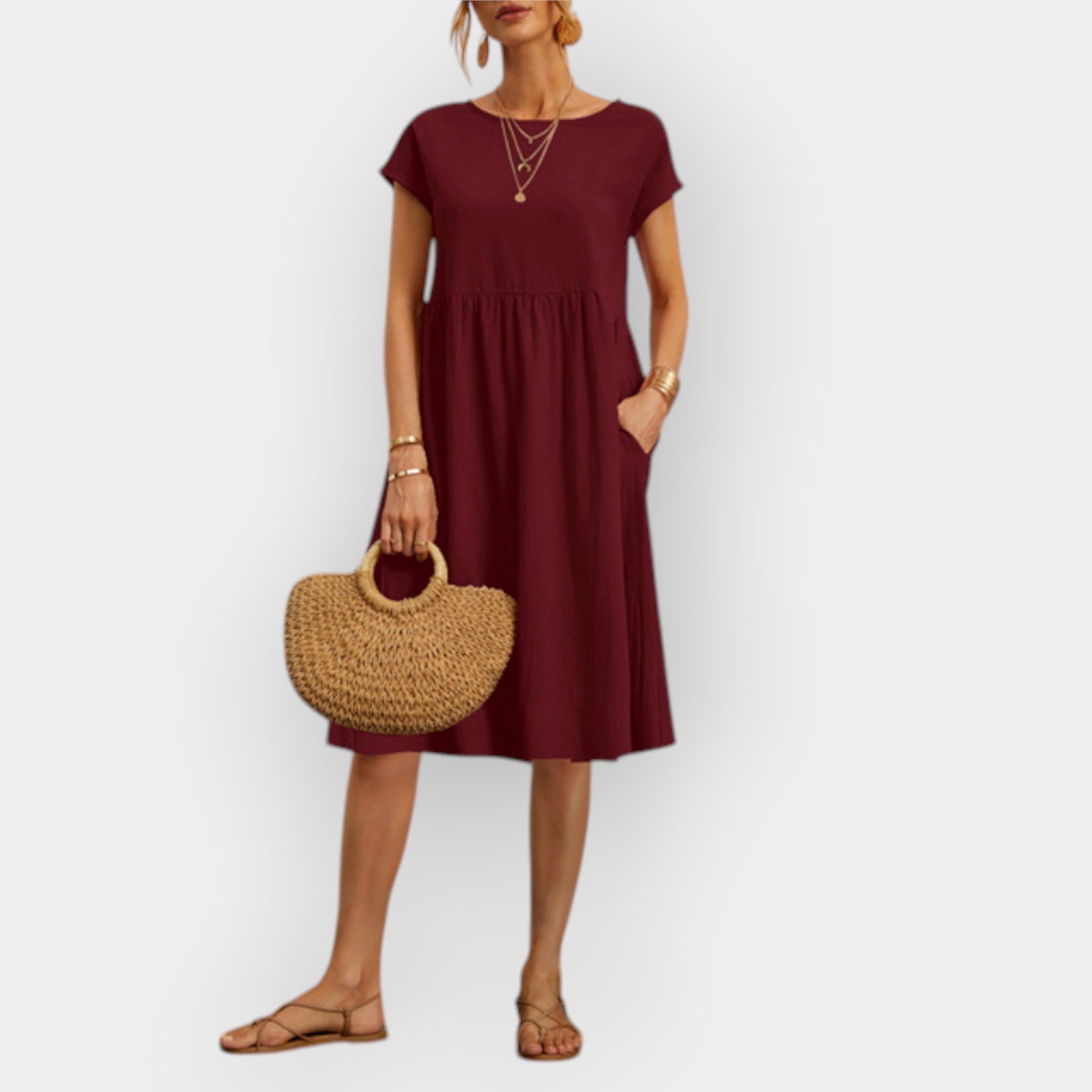 Vestido Midi Fresco y Atemporal