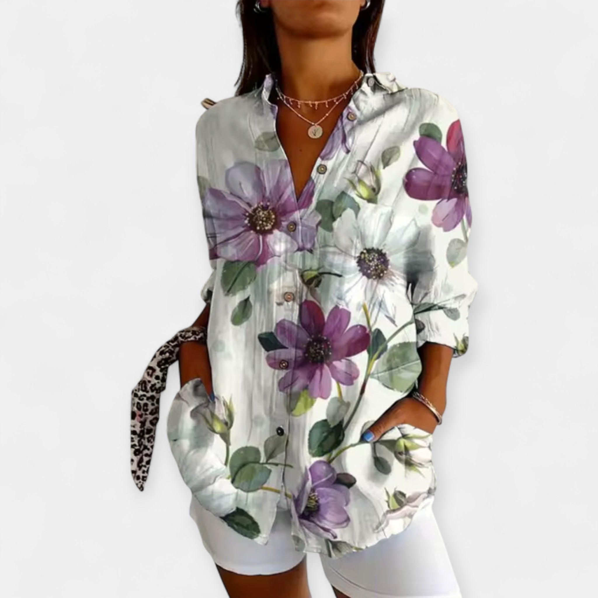 Blusa Ligera y Romántica con Motivos Florales