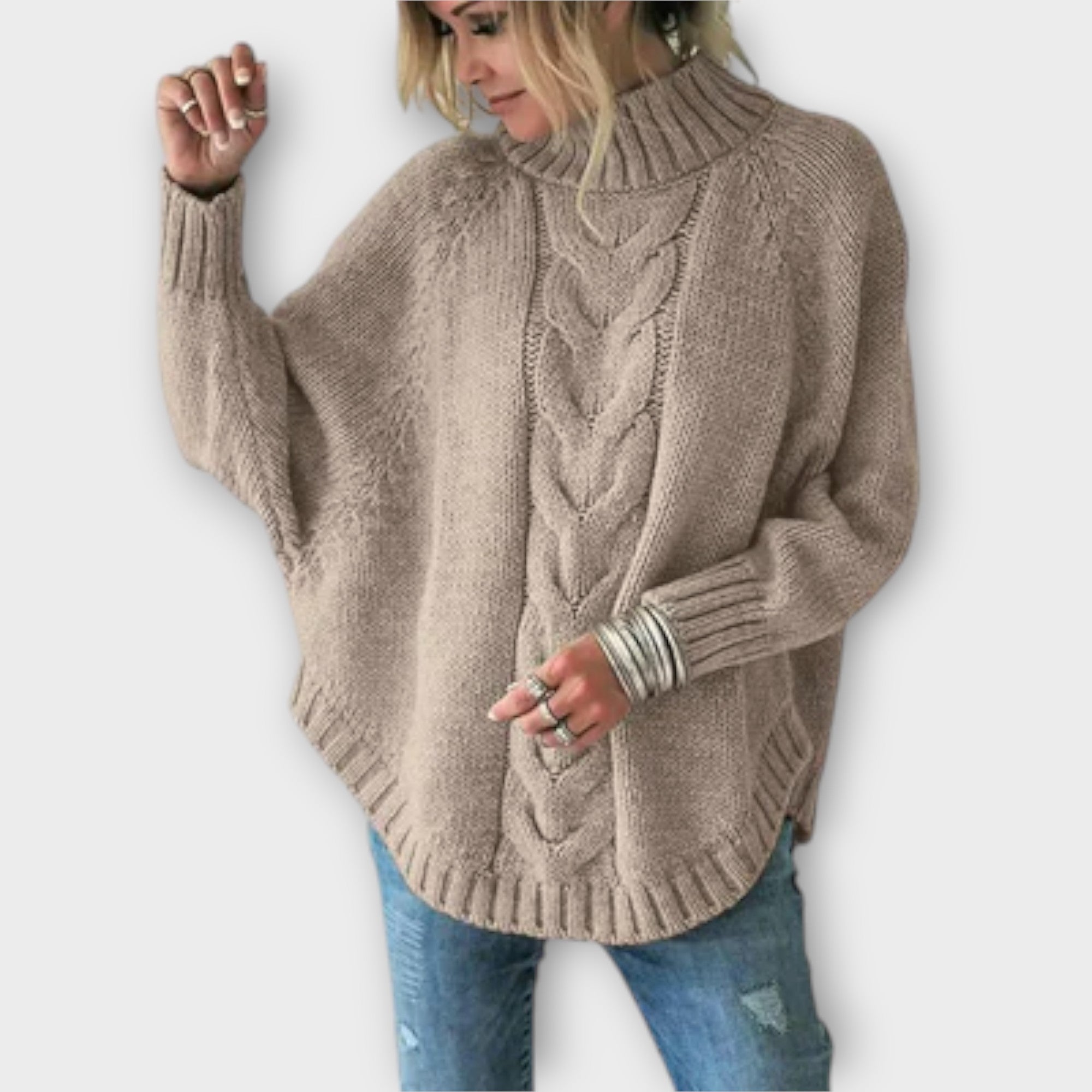 Elysian - Jersey de punto con diseño trenzado