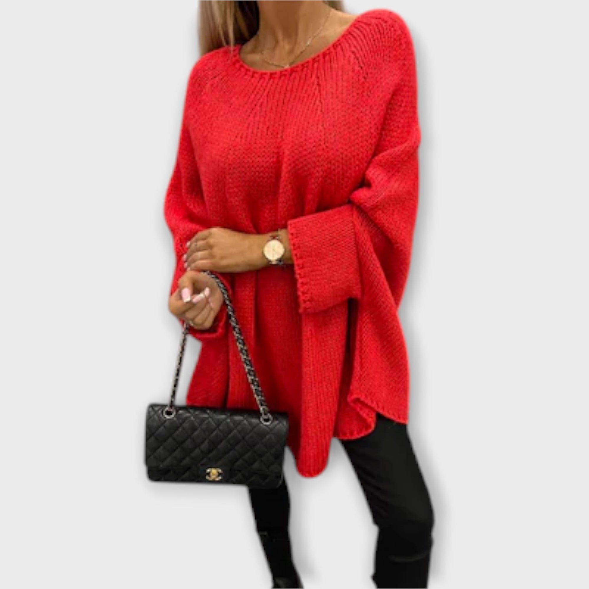 Isabelle - Elegante suéter de cuello redondo para mujer