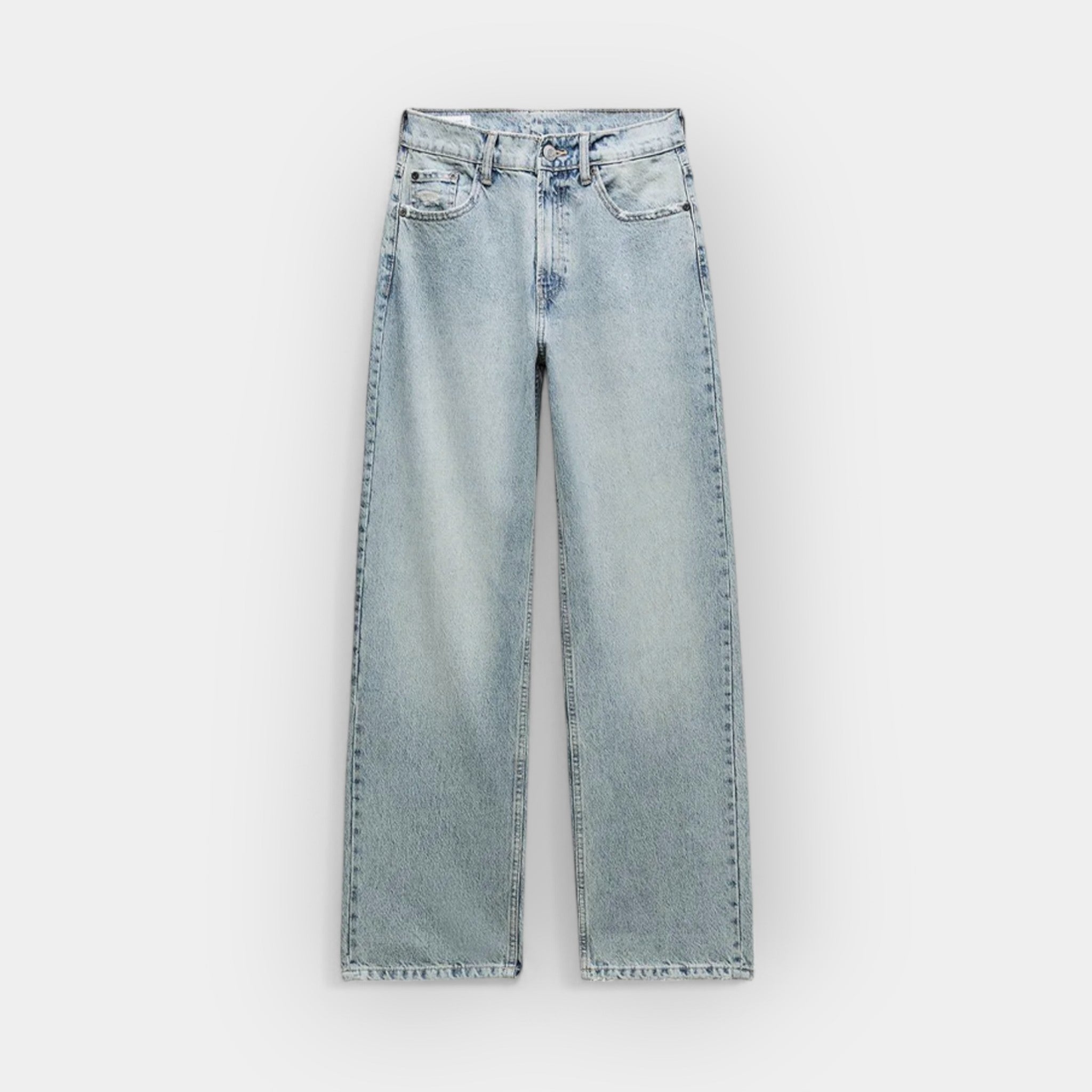 Jeans Vintage de Denim Deslavado