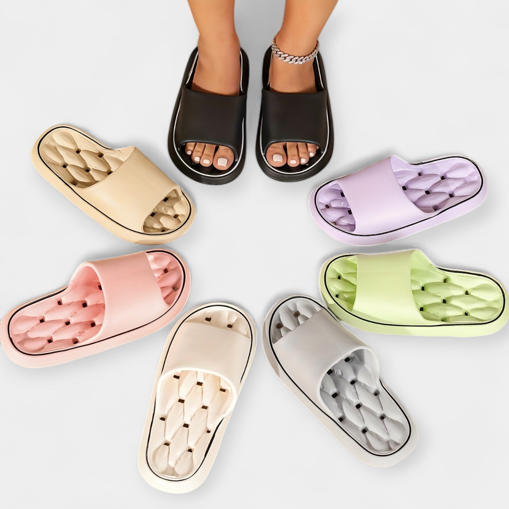 Pantuflas Elegantes con Punta Redonda