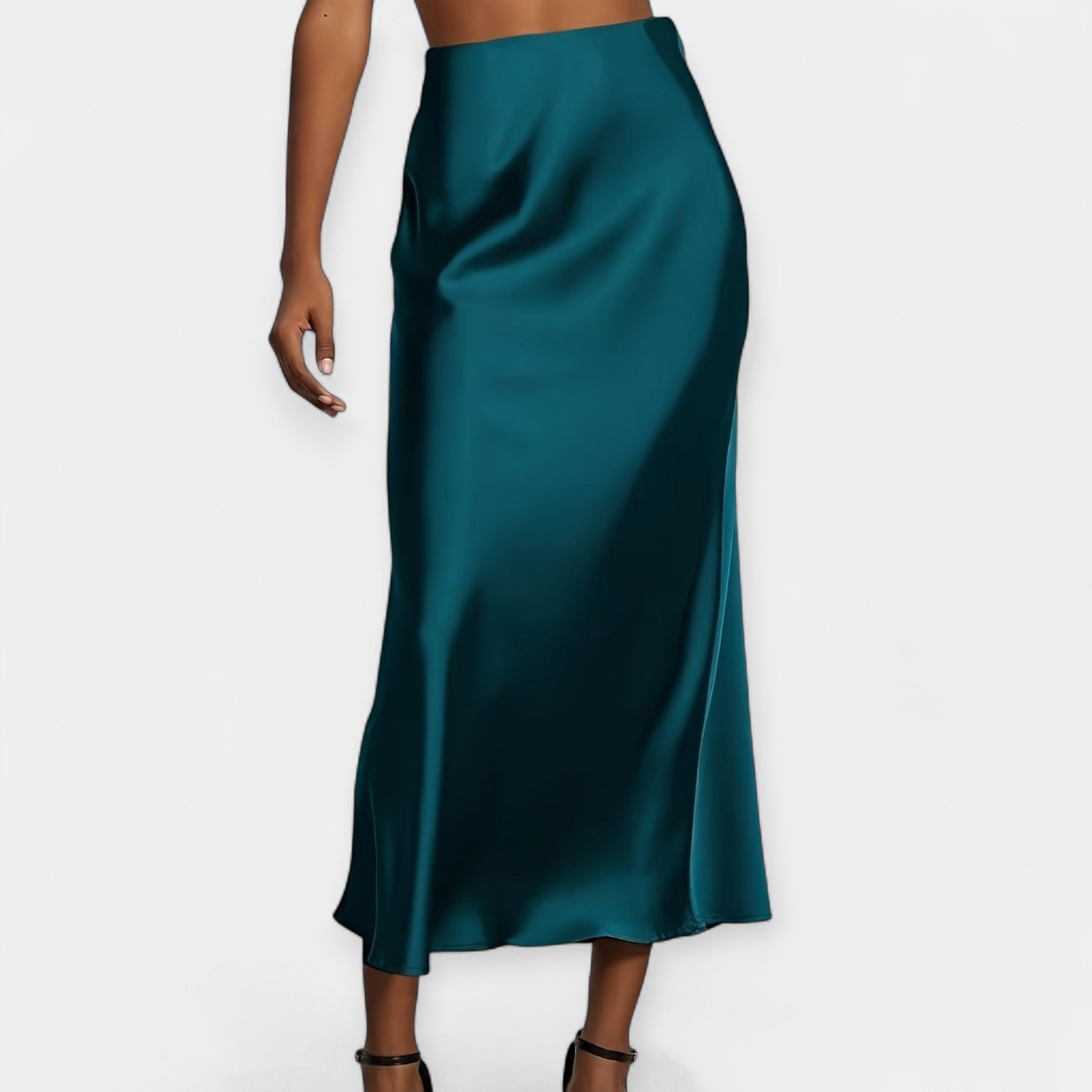 Falda Satén Elegante