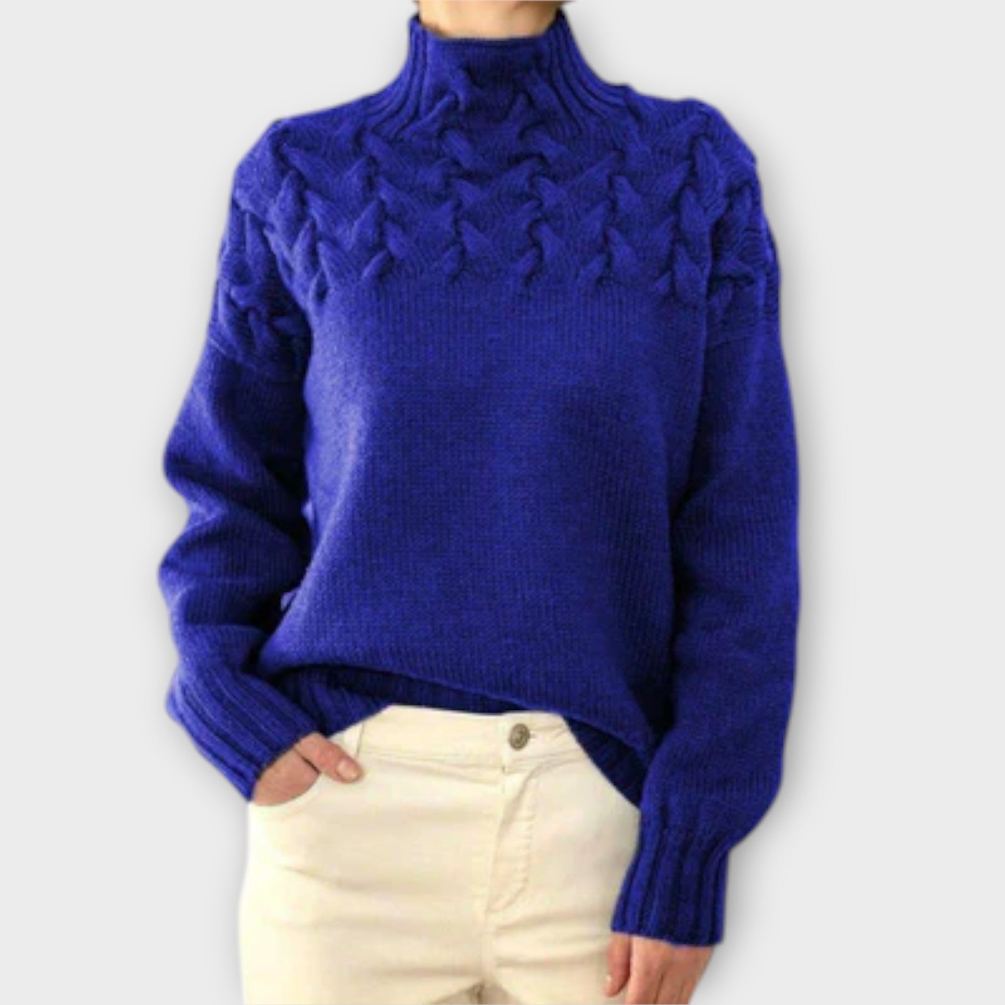 Eva - Jersey de mujer con detalle de punto