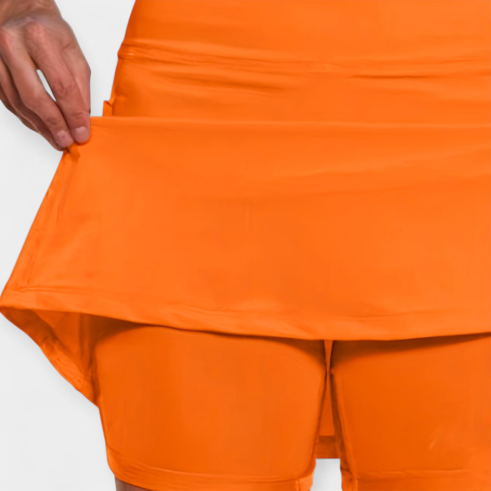 Shorts-Falda de Talle Alto