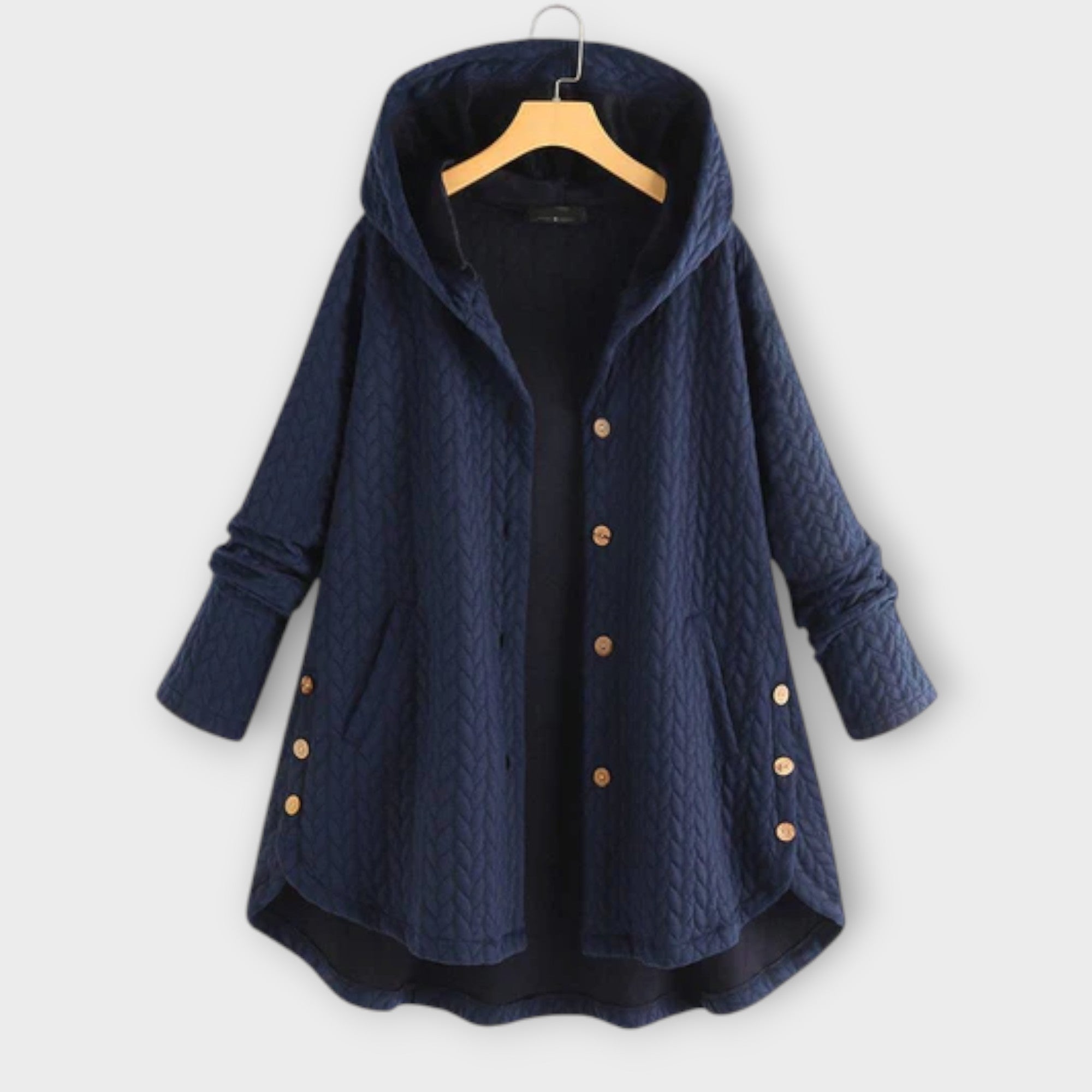 Leslie - Chaqueta abrigada con botones