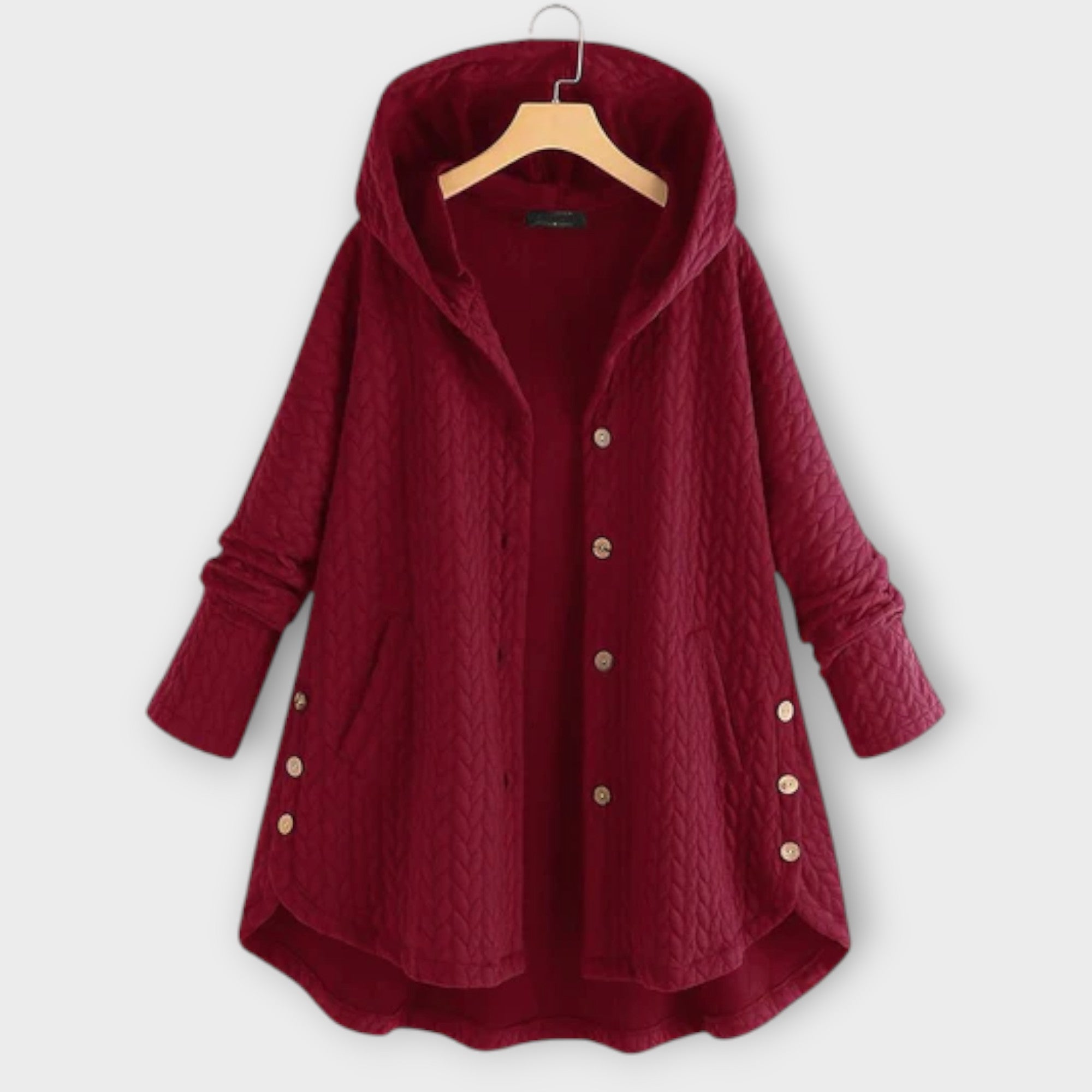 Leslie - Chaqueta abrigada con botones