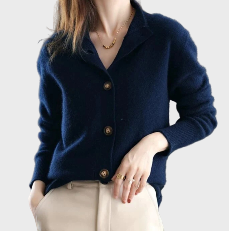 Chaleco de punto elegante y cómodo