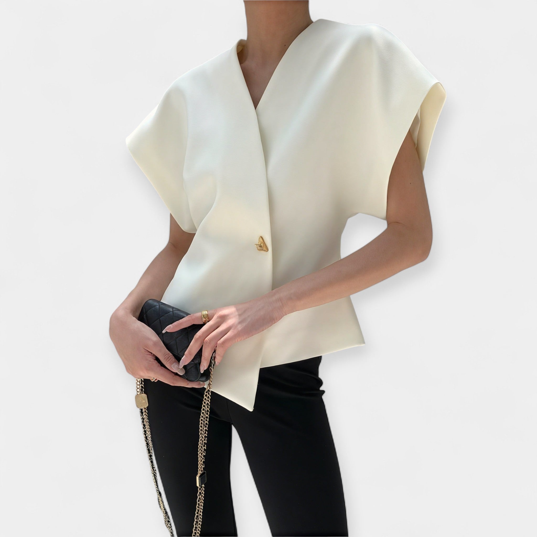Top Cruzado Estructurado Chic