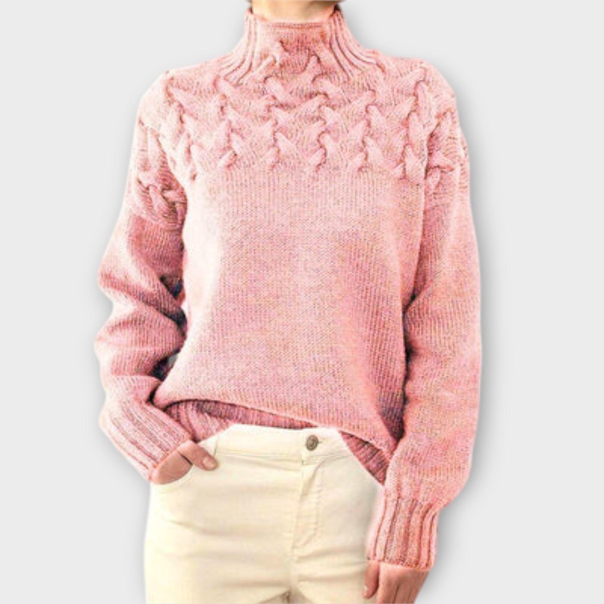 Eva - Jersey de mujer con detalle de punto