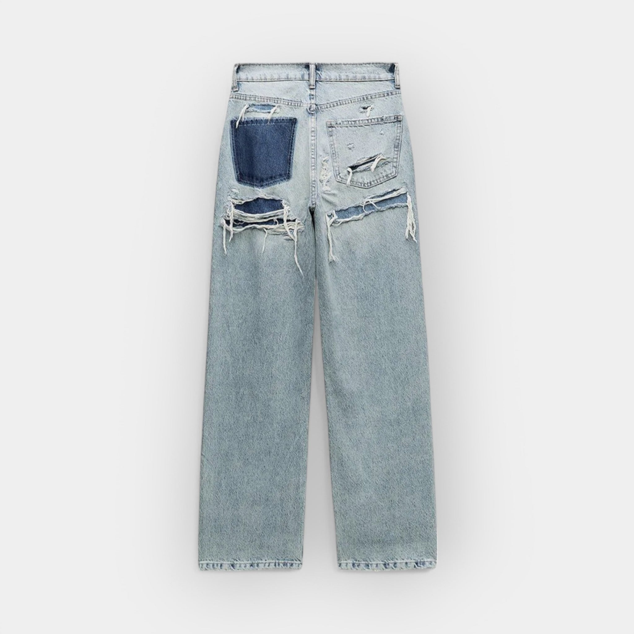 Jeans Vintage de Denim Deslavado