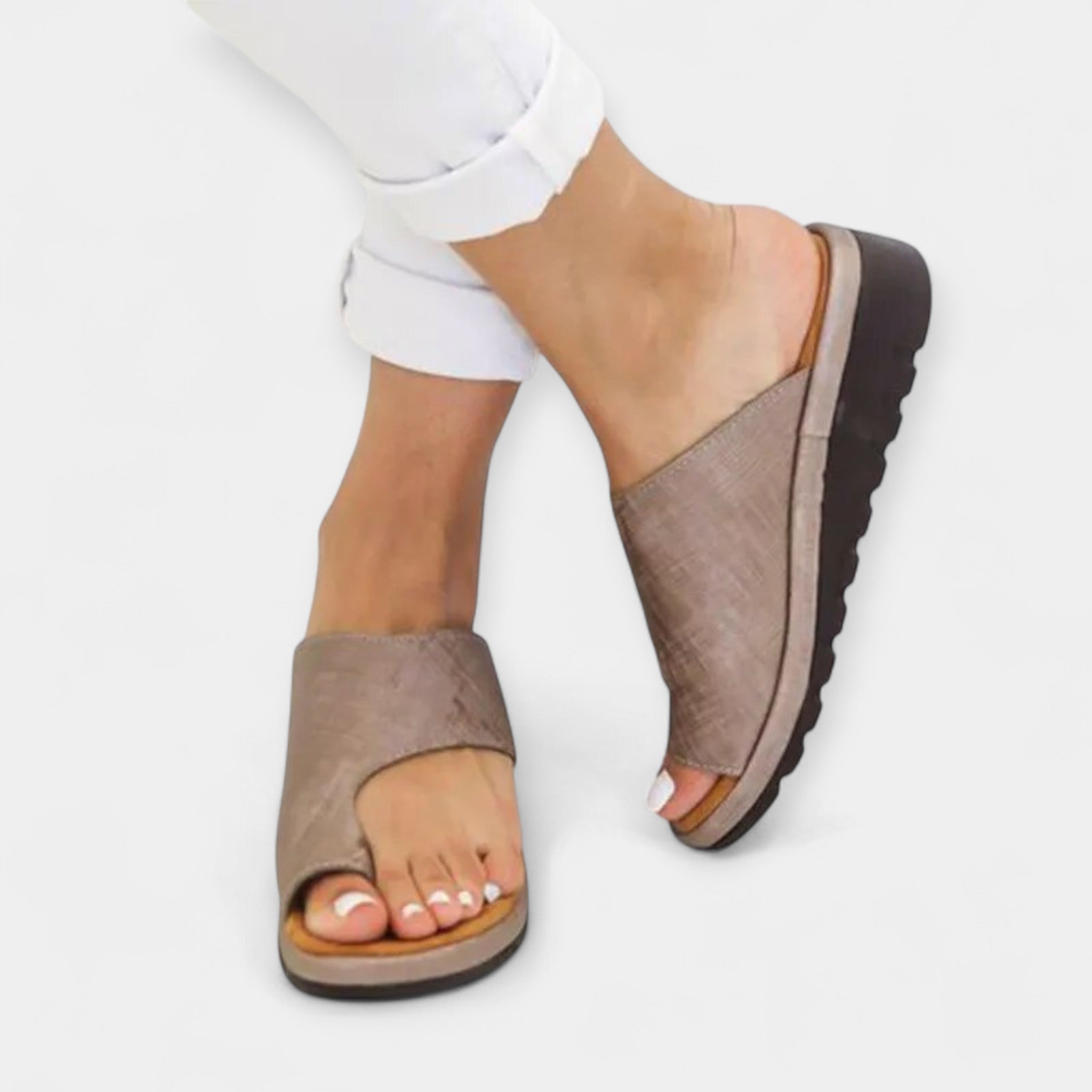 Sandalias de Cuero Premium & Soporte Anatómico