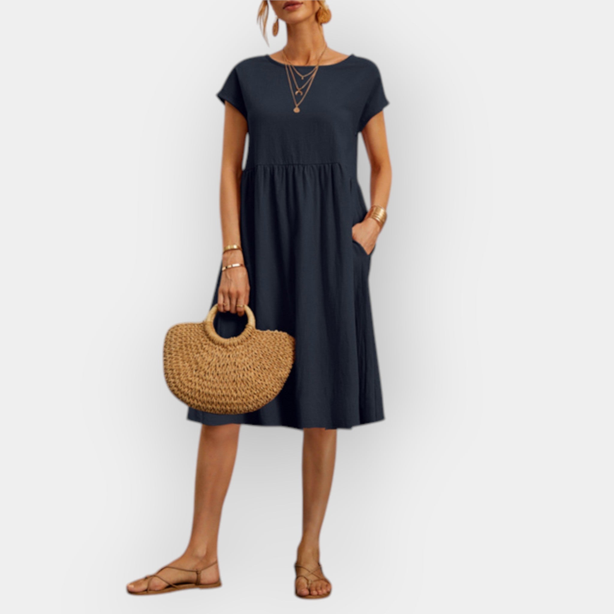 Vestido Midi Fresco y Atemporal
