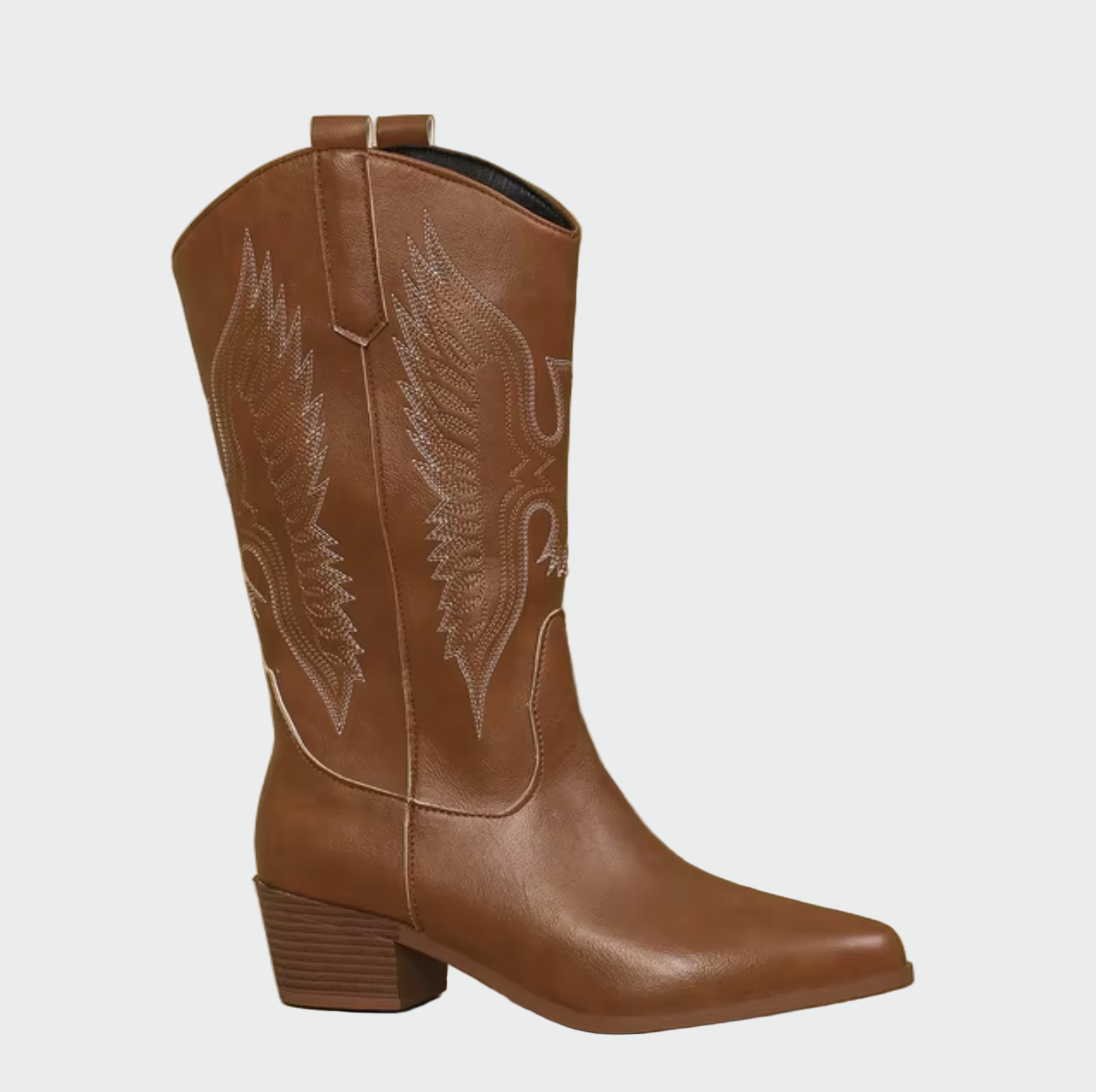 Botas vaqueras de cuero estilo western