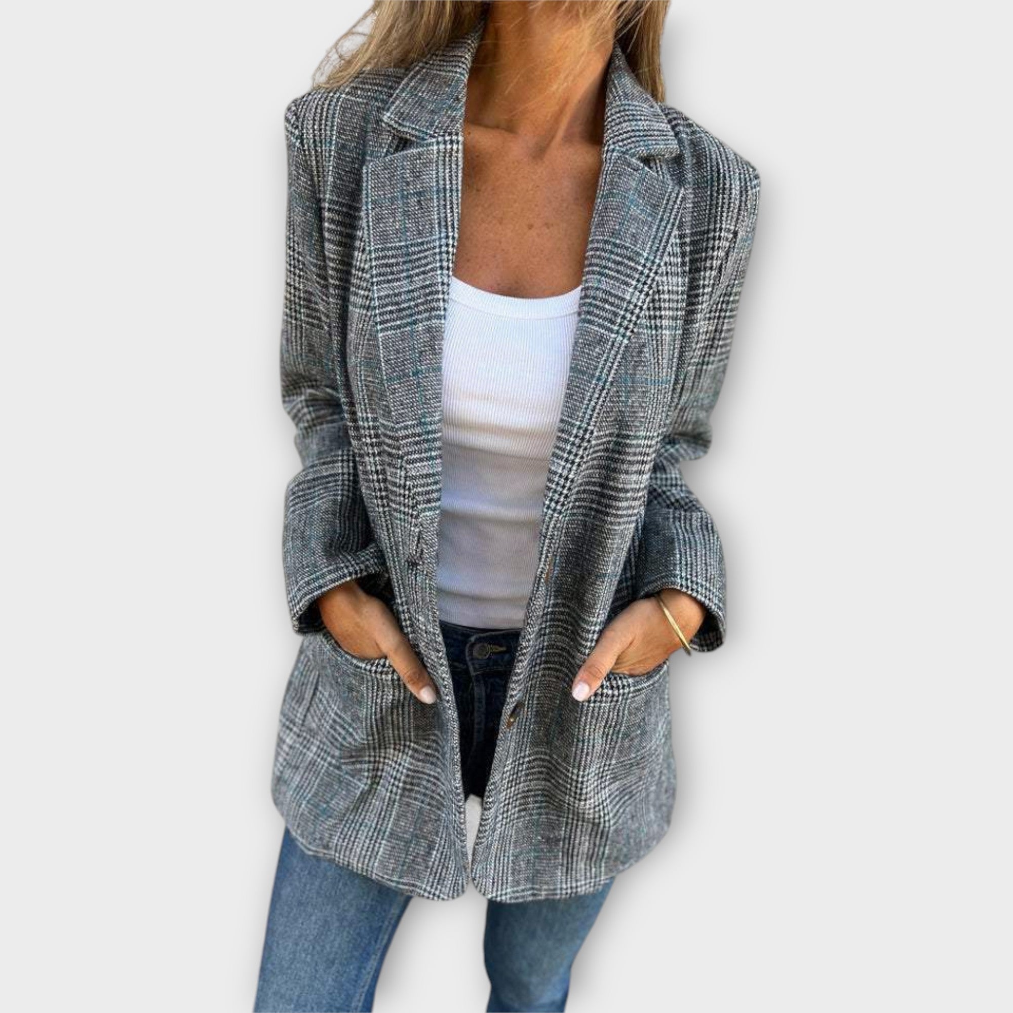 Chaqueta elegante con un diseño clásico