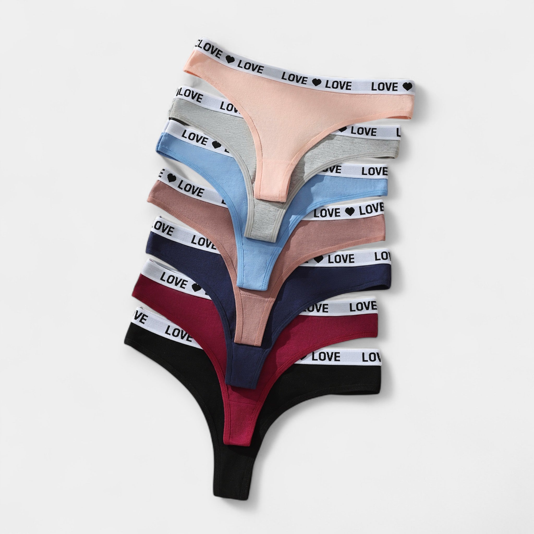 Juego de 7 bragas sexys tipo brief