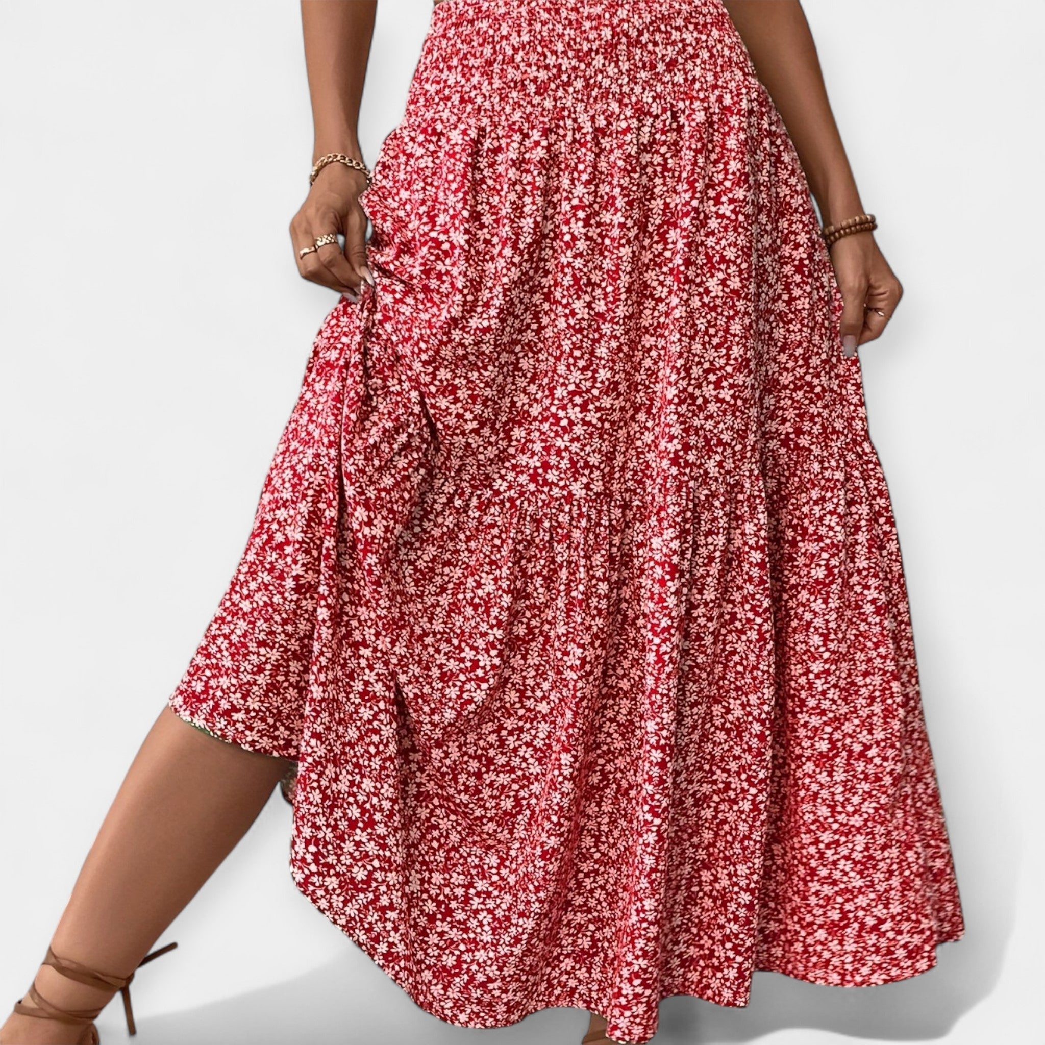 Falda Floral Casual y Cómoda