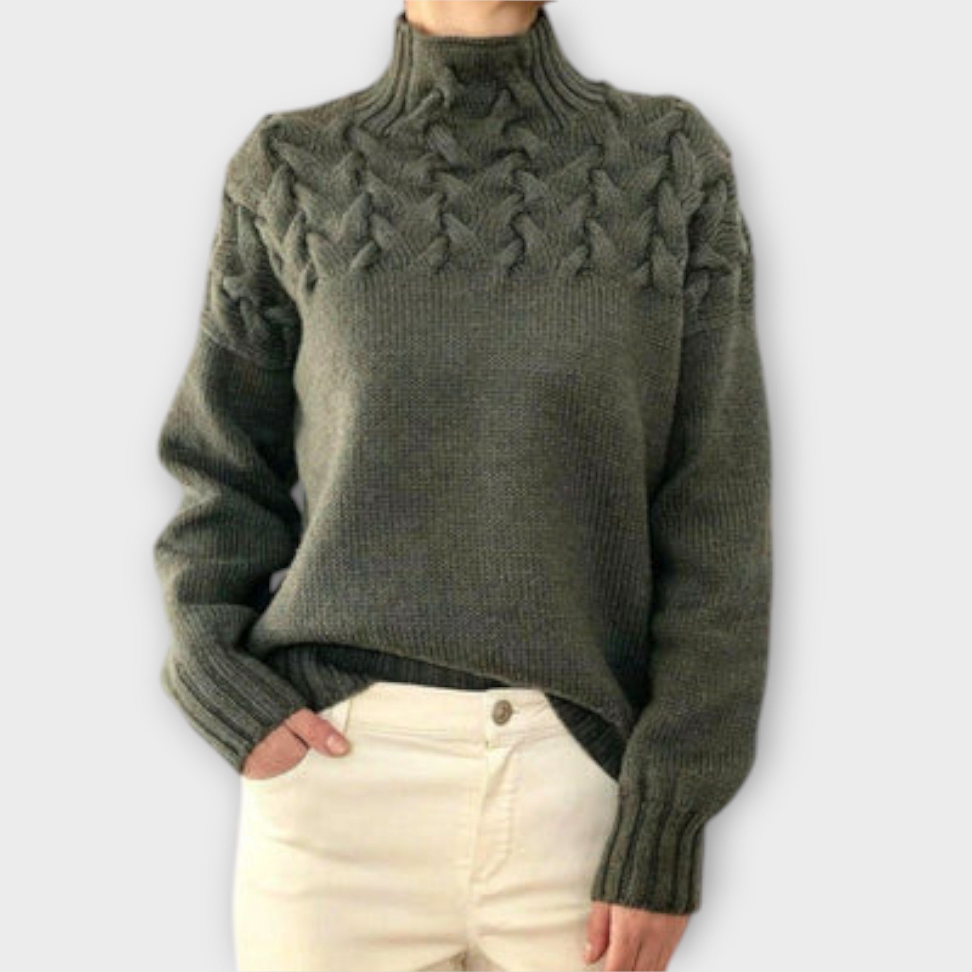 Eva - Jersey de mujer con detalle de punto