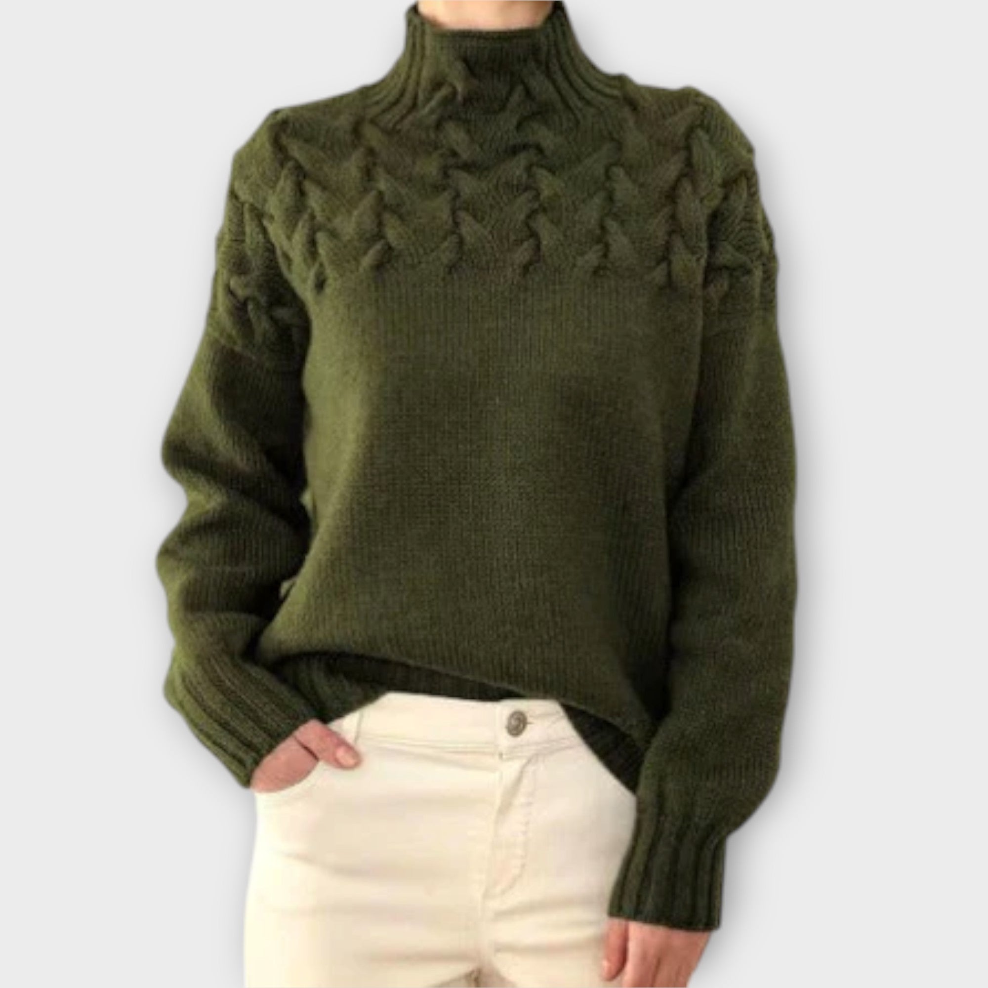 Eva - Jersey de mujer con detalle de punto