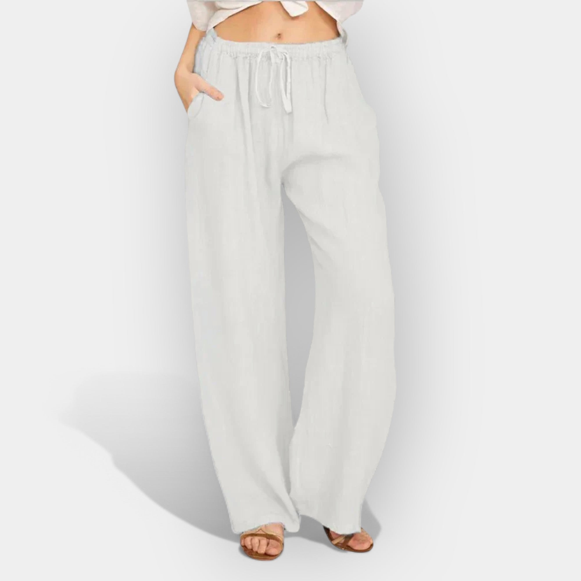 Pantalón de Lino Relajado