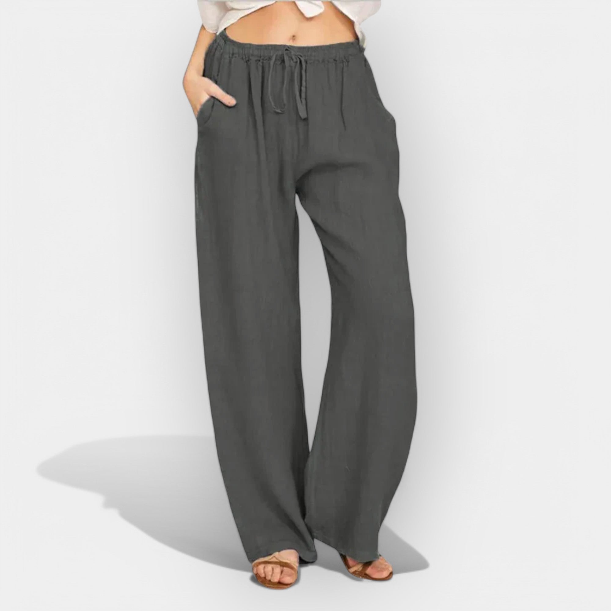 Pantalón de Lino Relajado