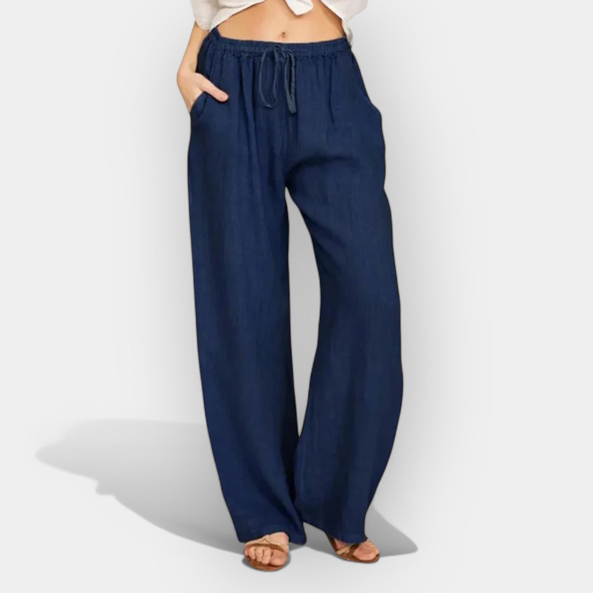 Pantalón de Lino Relajado