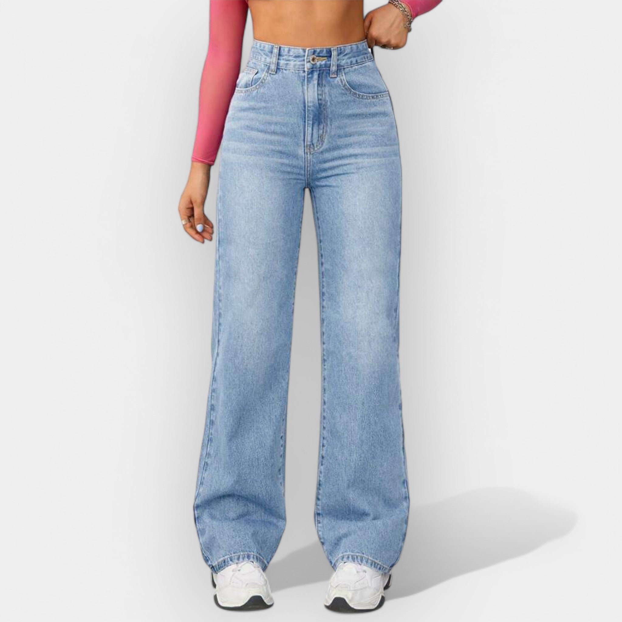 Jeans Clásicos de Corte Recto
