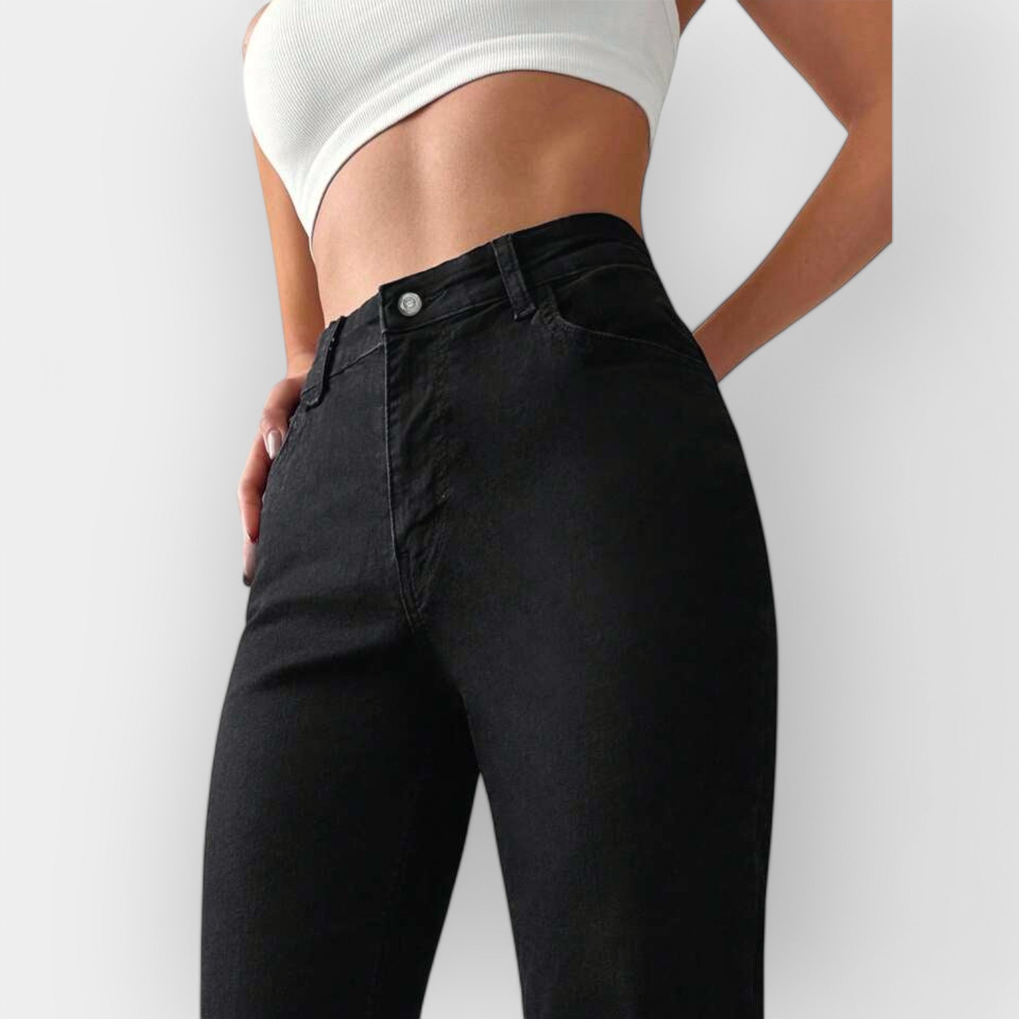 Jeans Bootcut de Corte Moderno