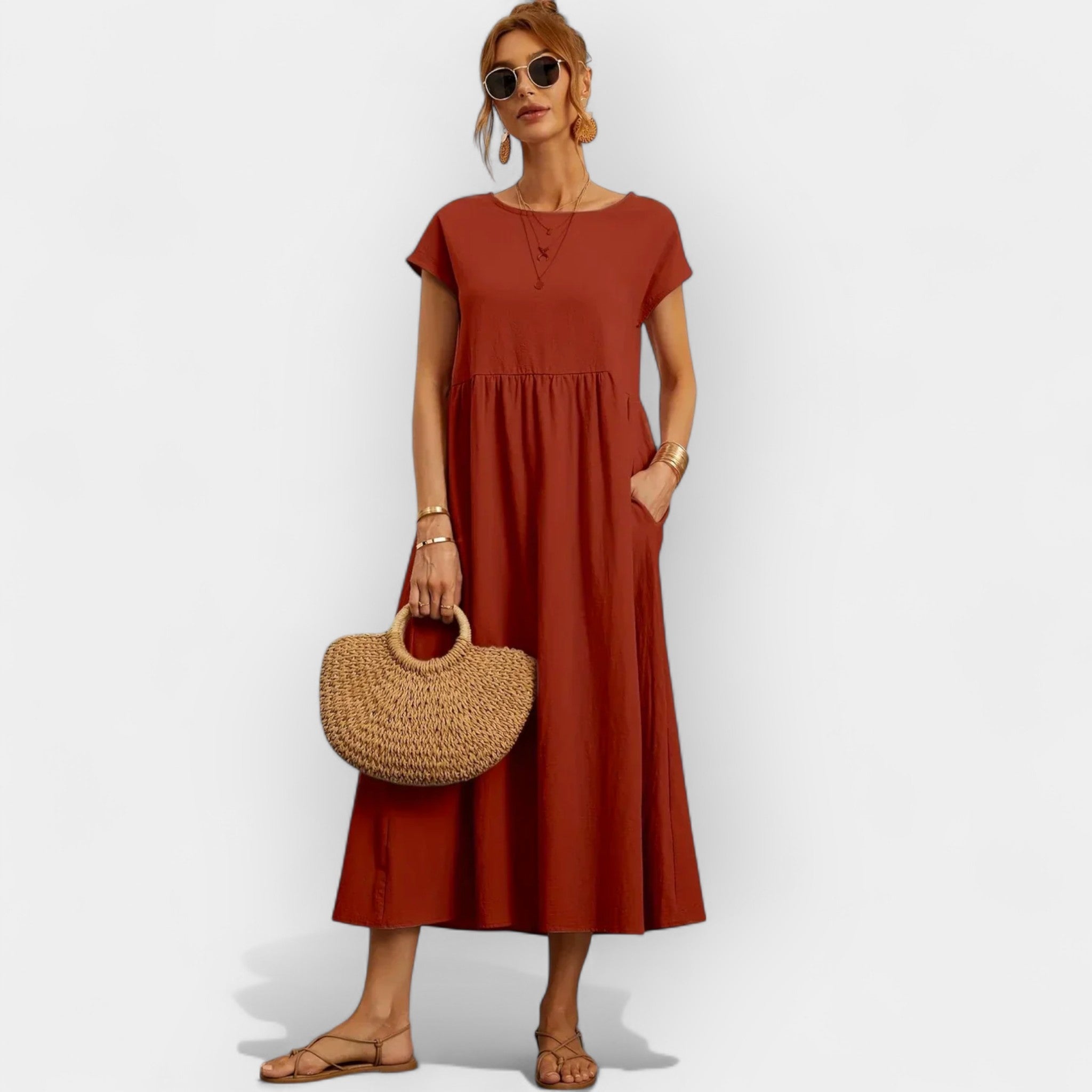 Vestido Casual y Cómodo de Algodón