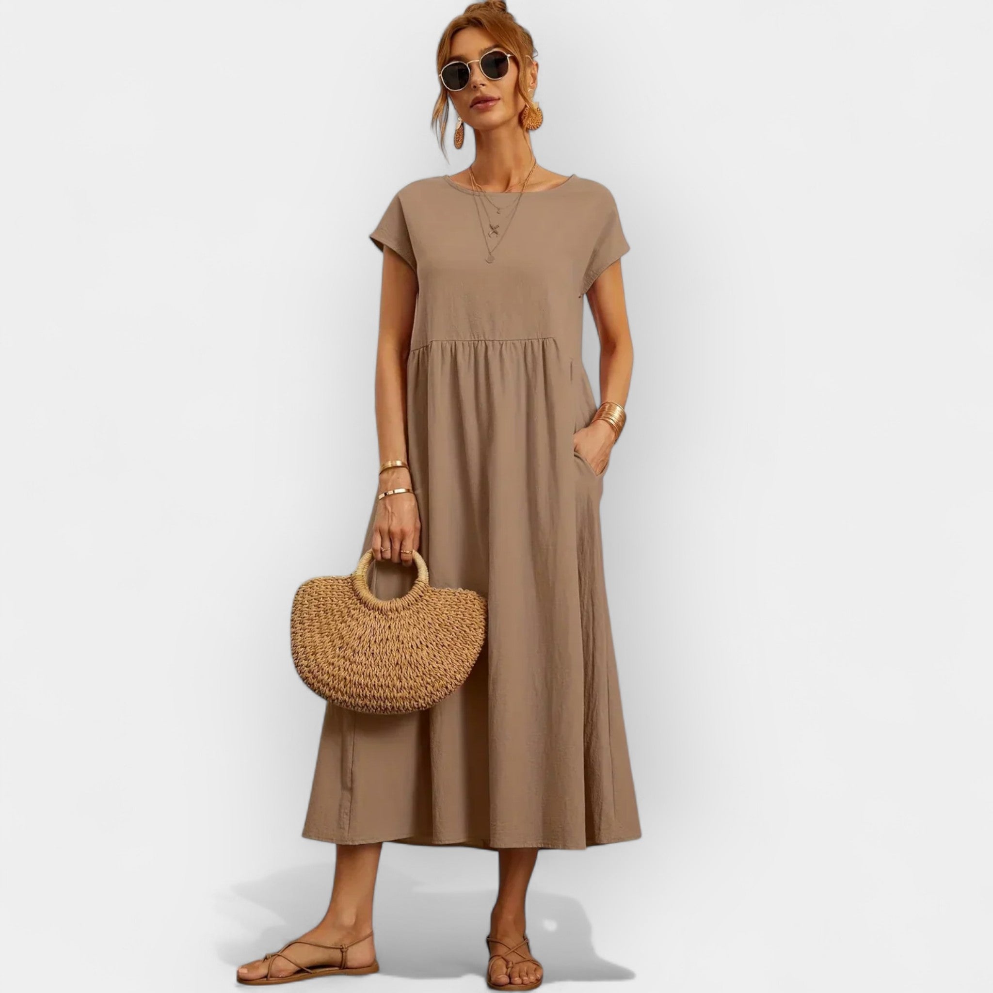 Vestido Casual y Cómodo de Algodón