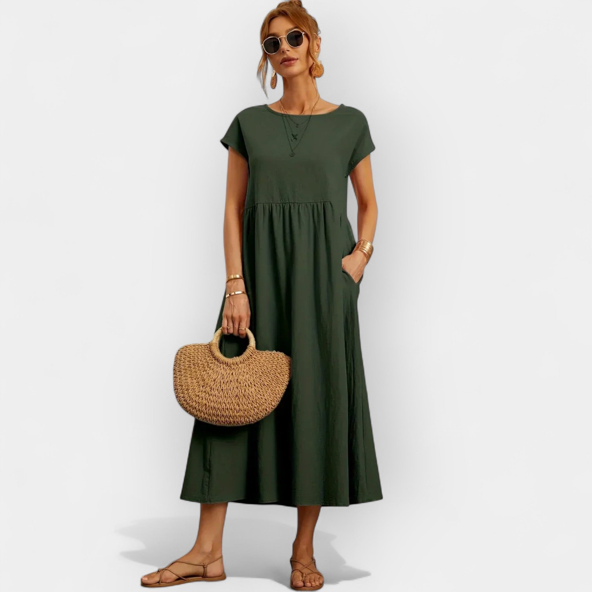 Vestido Casual y Cómodo de Algodón