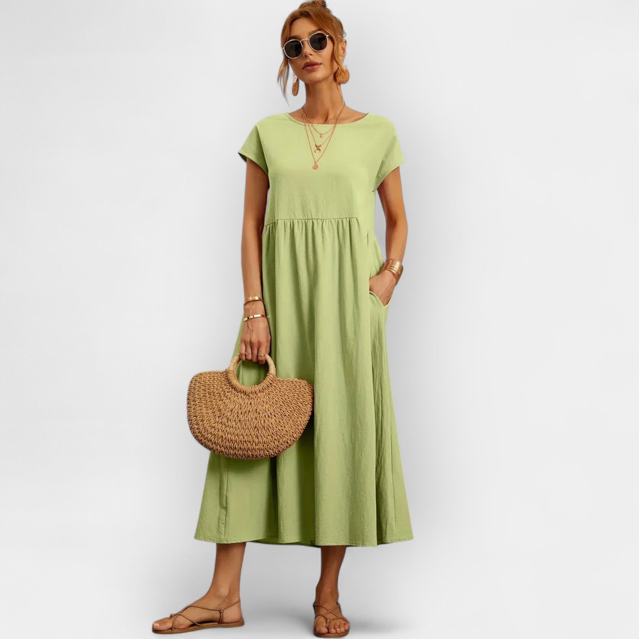 Vestido Casual y Cómodo de Algodón